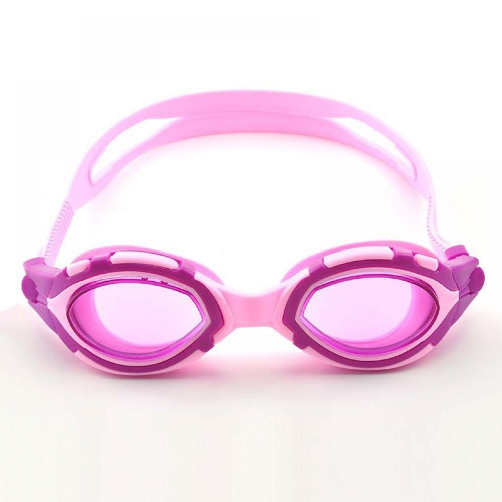 GelldG Schwimmbrille Schwimmbrille für und mit rosa Profi UV-Schutz Herren Antibeschlag Damen