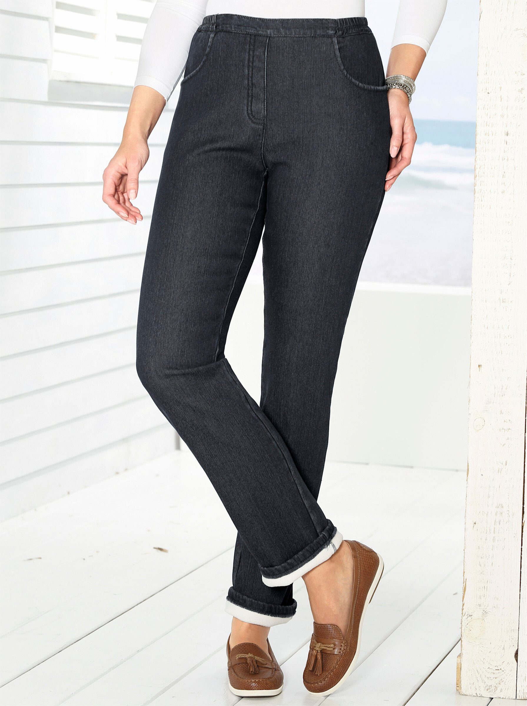 Sieh an! Bequeme Jeans Thermojeans