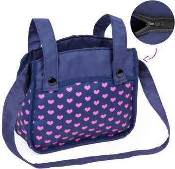 Bayer Kombi-Puppenwagen Vario, Blau/Pink, inkl. Wickeltasche