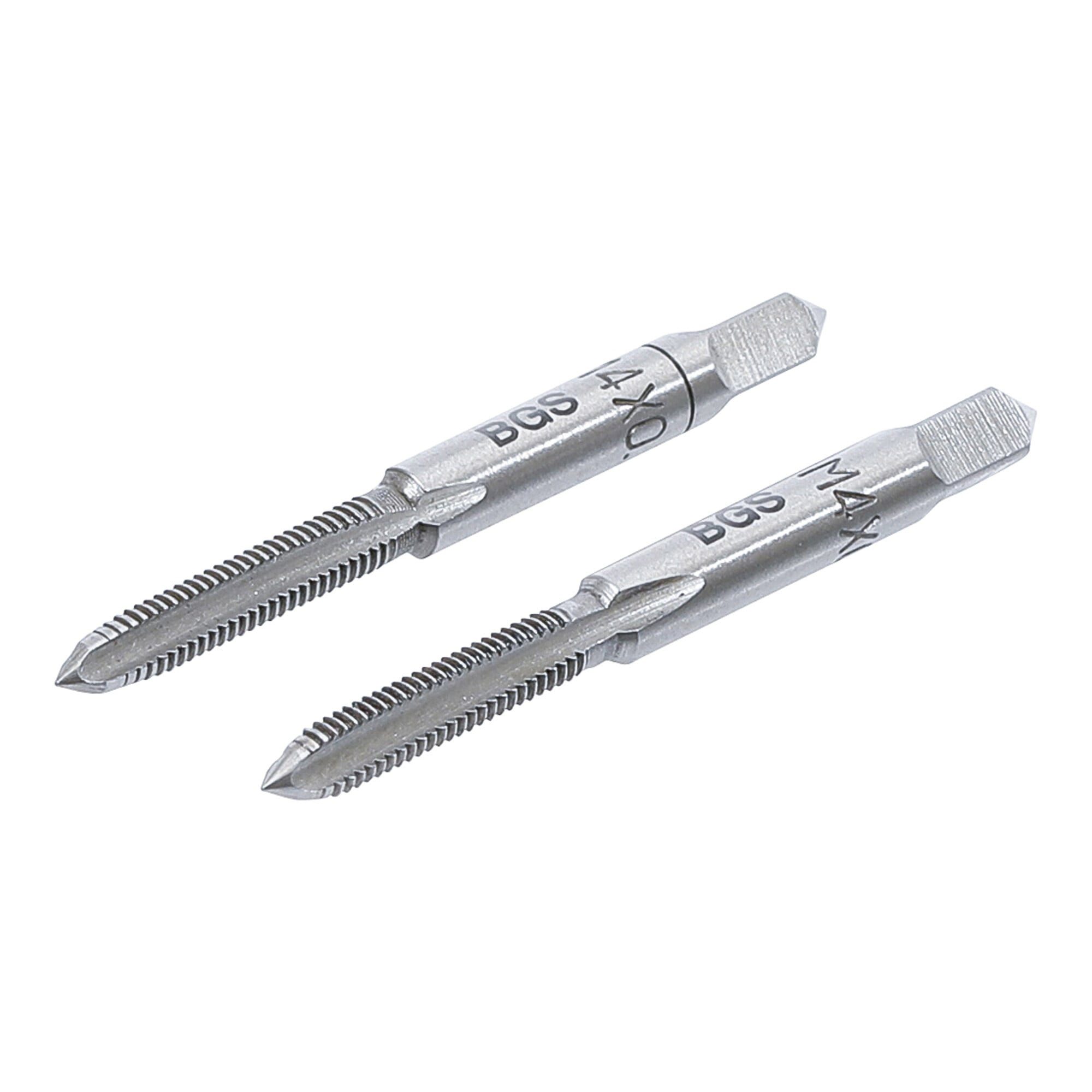 BGS technic Gewindebohrer BGS Gewindebohrer Vor- und Fertigschneider M4 x 0,7 2 teilig