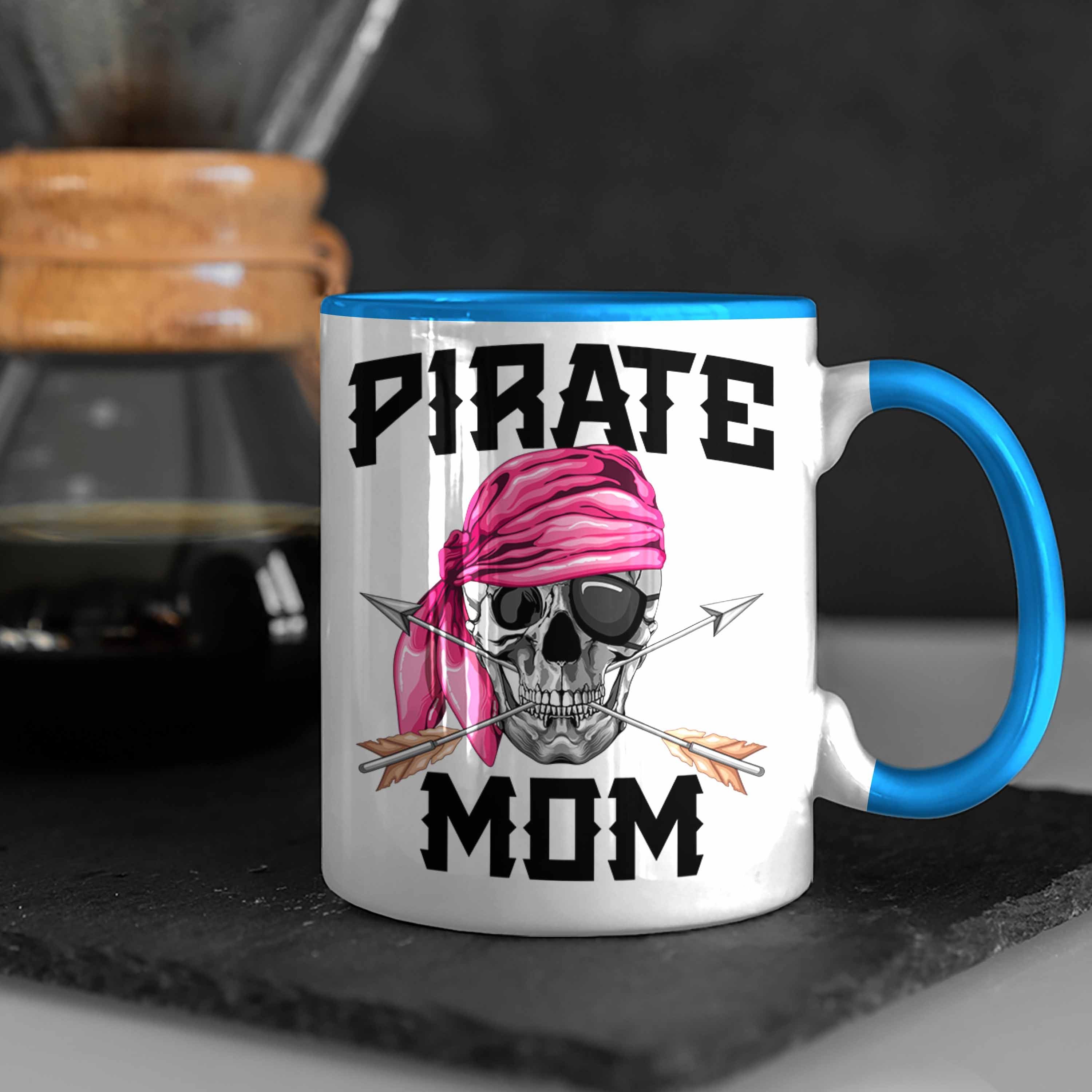 Mutter Muttertag Blau eine Geschenk Pirate Trendation für Tasse Piraten Mom Tasse