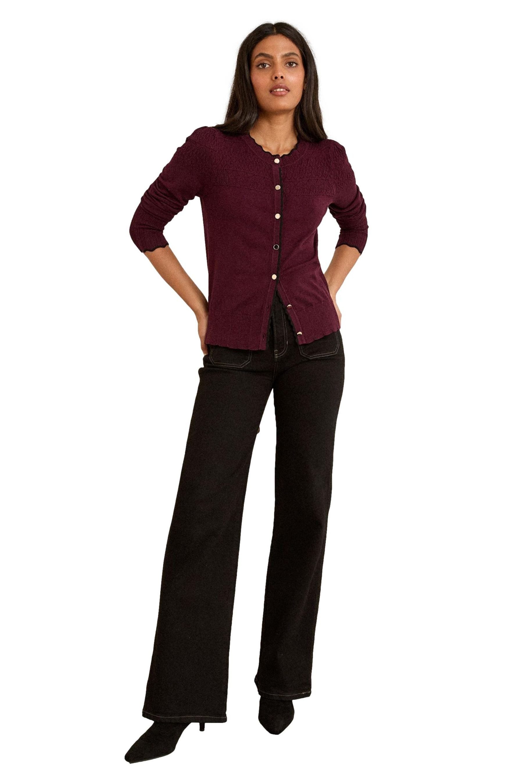 Strickjacke Love & Roses Strickjacke, Regular Fit