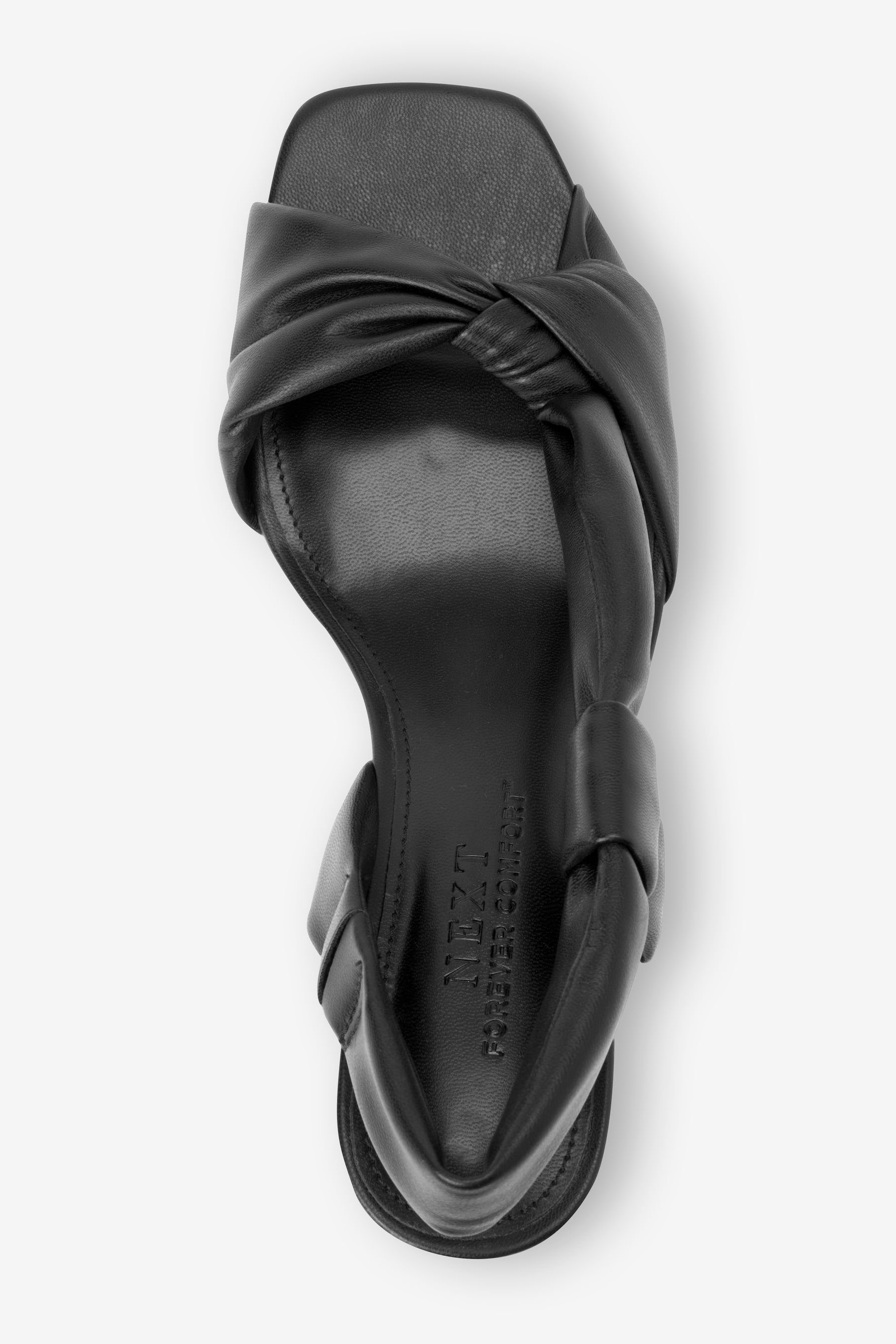 Next Forever Comfort Sandaletten mit Pfennigabsatz Sandalette Black (1-tlg)