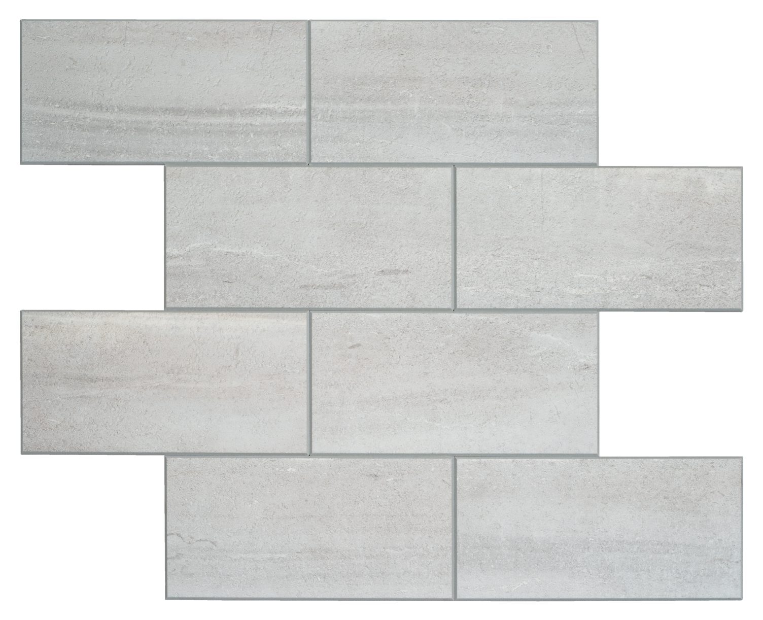 d-c-fix Wandfliese Premium SA Wall Tiles Concrete, Strapazierfähiger Vinyl-Wandbelag 30,5x30,5, Concrete