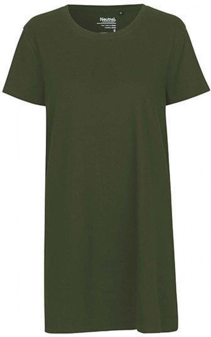 Neutral Rundhalsshirt Damen Long Length T-Shirt günstig online kaufen