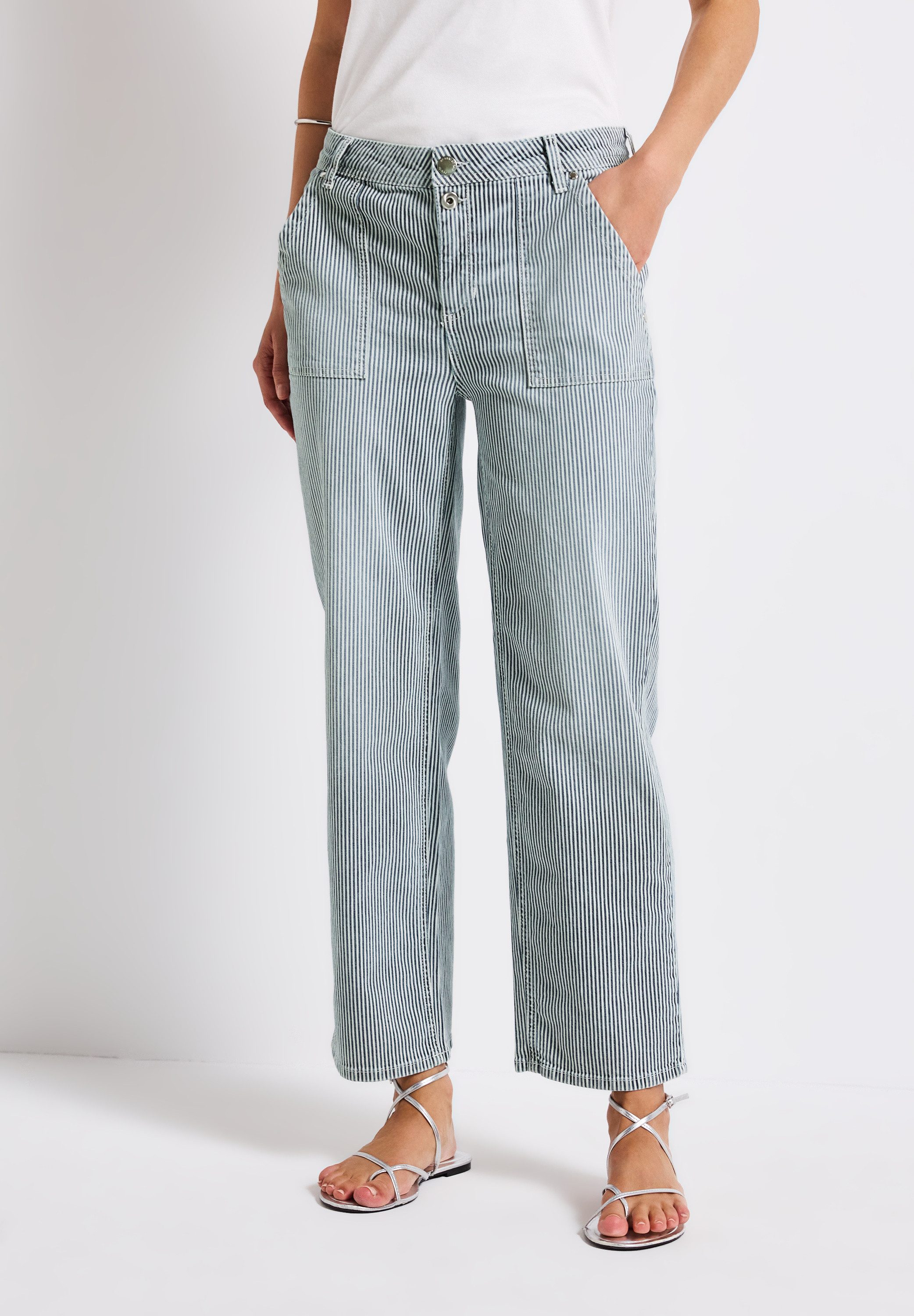 STREET ONE Straight-Jeans High Waist günstig online kaufen
