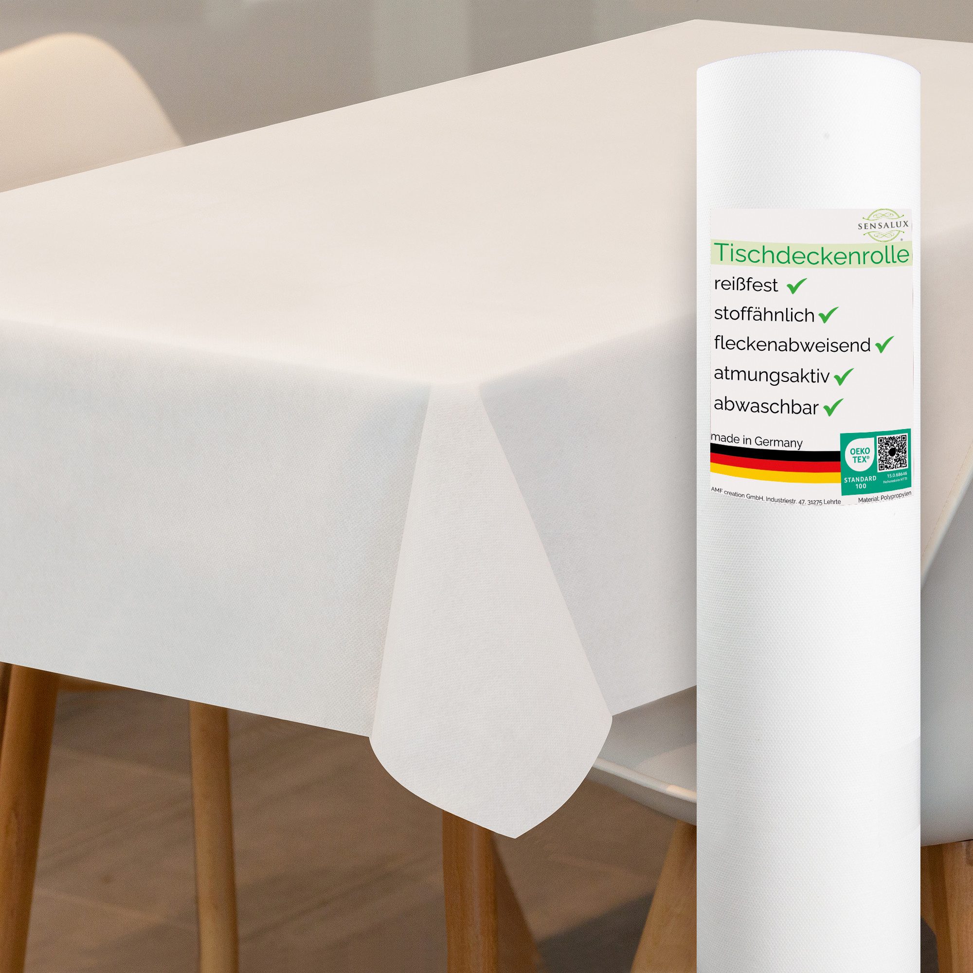 Sensalux Tischdecke Tischdeckenrolle 80g/m², bis zu 45% Recyclat, 0,79m x 1 günstig online kaufen
