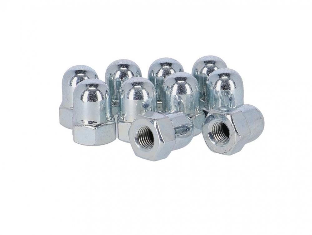 Fix Nippel Hinterradnabe Fix Nippel Hutmutter VR, FG 7,9 mm, 6-kant, silber, 10er Pack  Hochwe