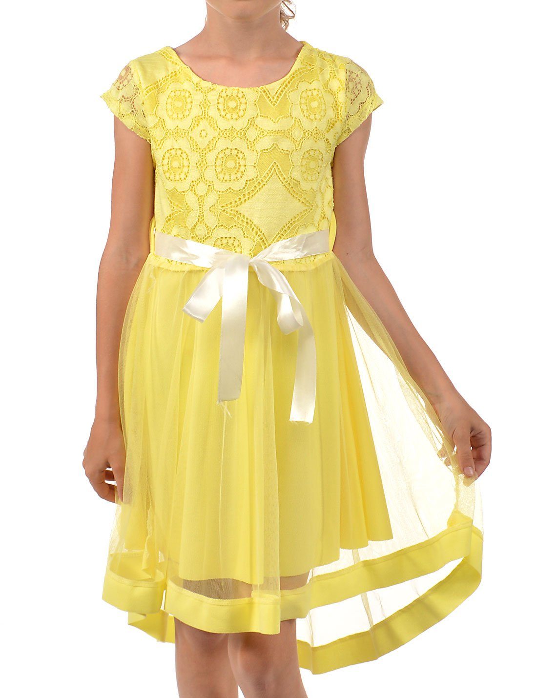 KMISSO Sommerkleid »Mädchen Kleid mit Spitze und Tüll« (1-tlg) bequem zu  tragen online kaufen | OTTO