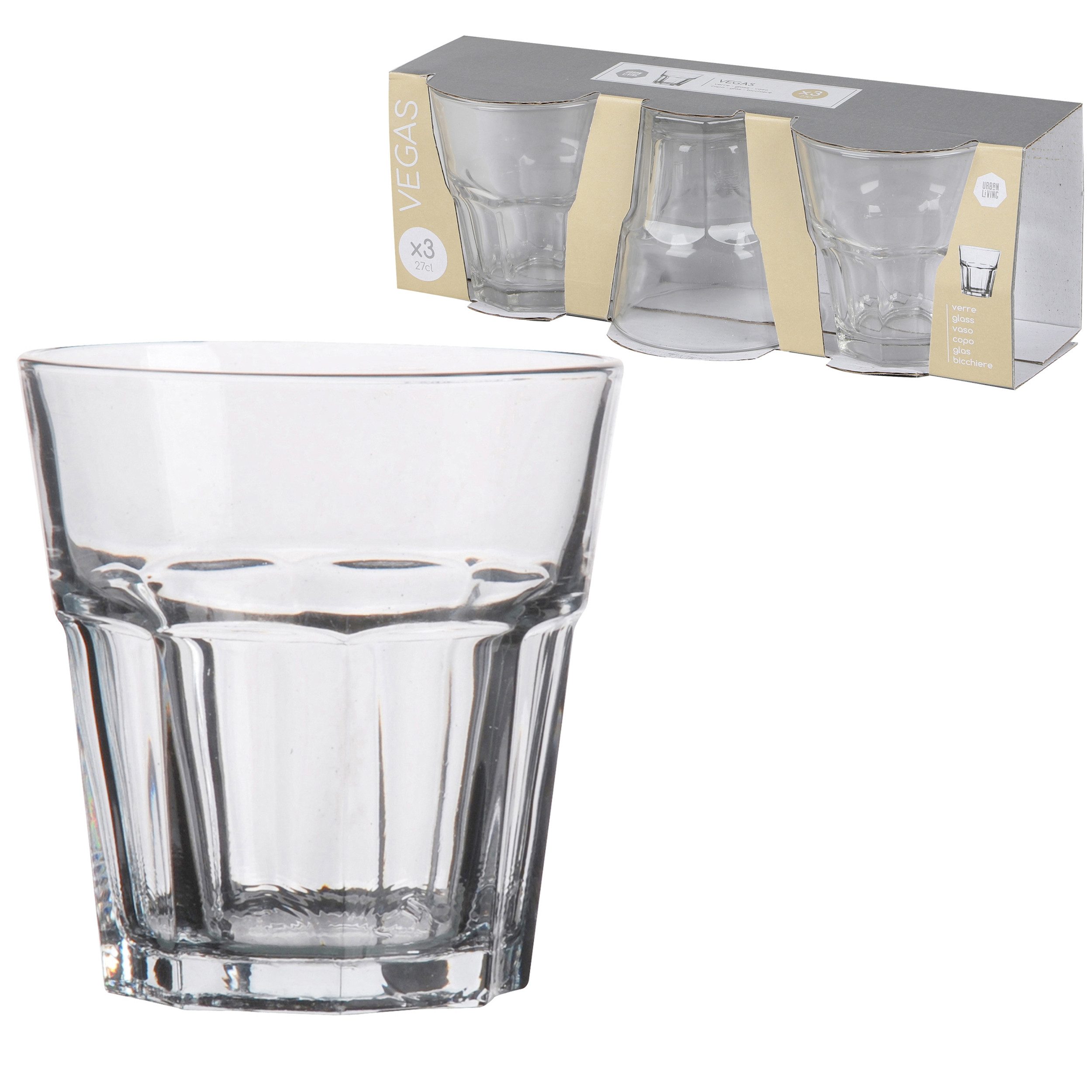 Annastore Longdrinkglas 6 Stück Trinkgläser Wassergläser Saftgläser Limogläser Whiskeygläser, Spülmaschinenfest