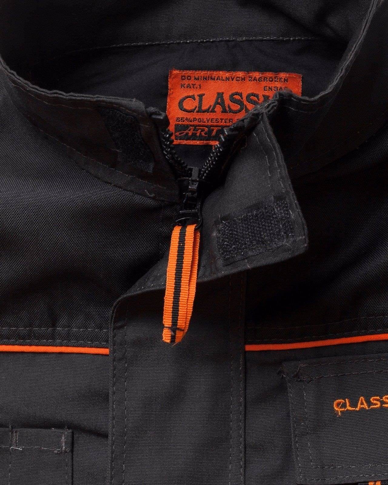Artmas Arbeitsjacke Arbeitsjacke Sicherheitsjacke Schutzjacke Arbeitsschutz Classic Grau