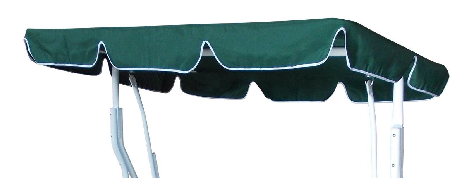DEGAMO Hollywoodschaukelersatzdach FLORIDA dunkelgrün, 170x110cm, mit günstig online kaufen