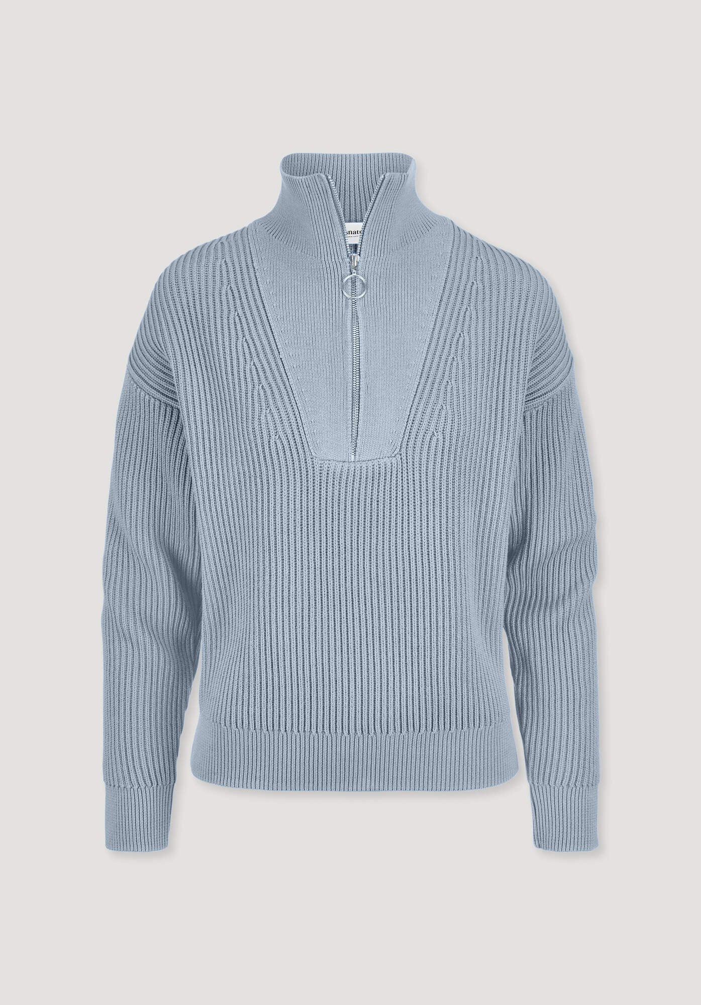 Hessnatur Strickpullover Relaxed aus reiner Bio-Baumwolle (1-tlg)