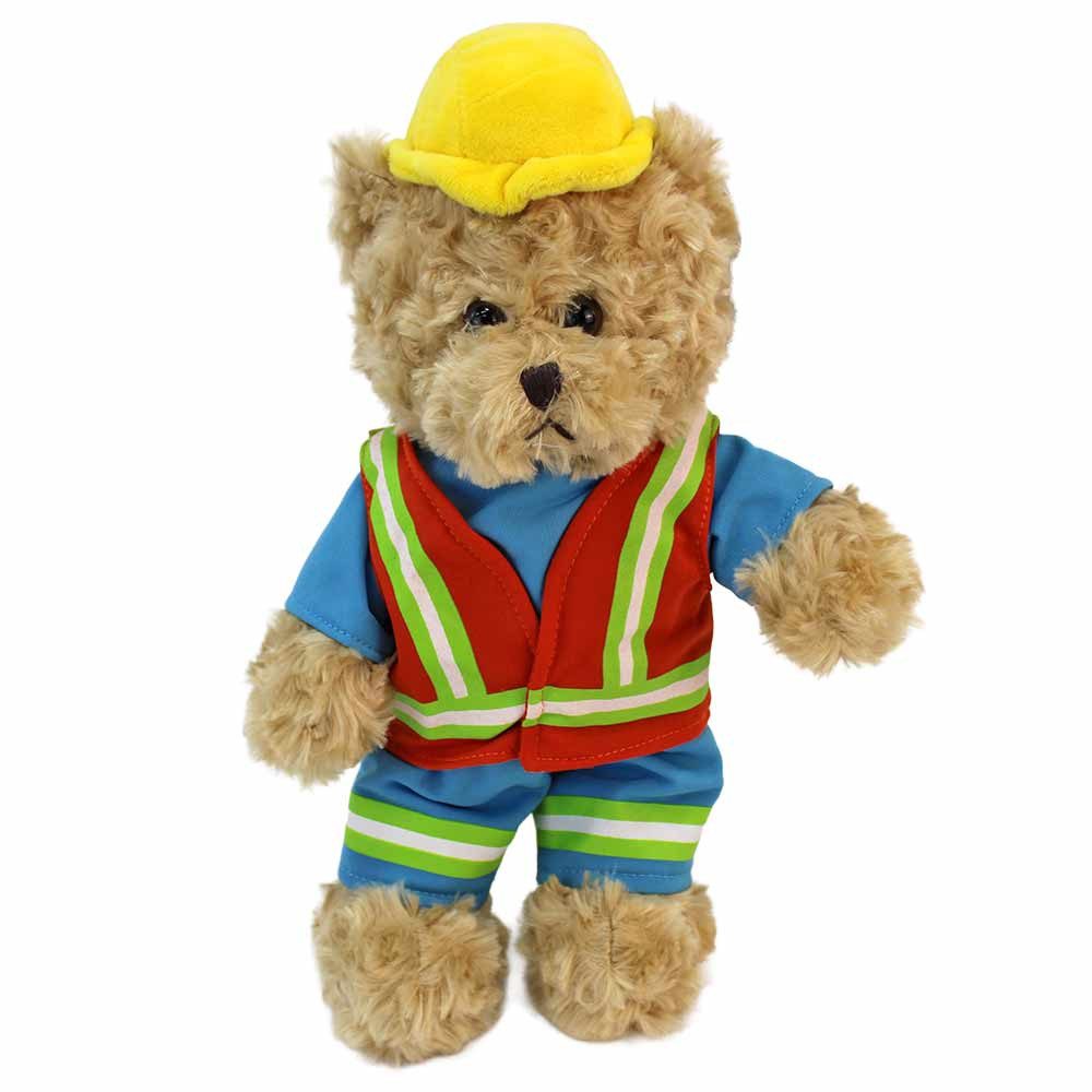 Euro Souvenirs Kuscheltier Bauarbeiter Teddy "Bernd" - ca. 34 cm