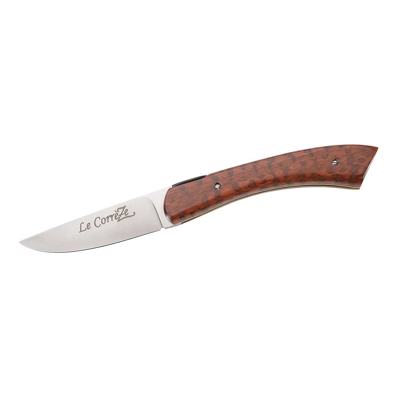 L`Atelier des Couteaux Taschenmesser L' ATELIER DES COUTEAUX LE CORREZE Taschenmesser mit Amouretteholz, (1 St)