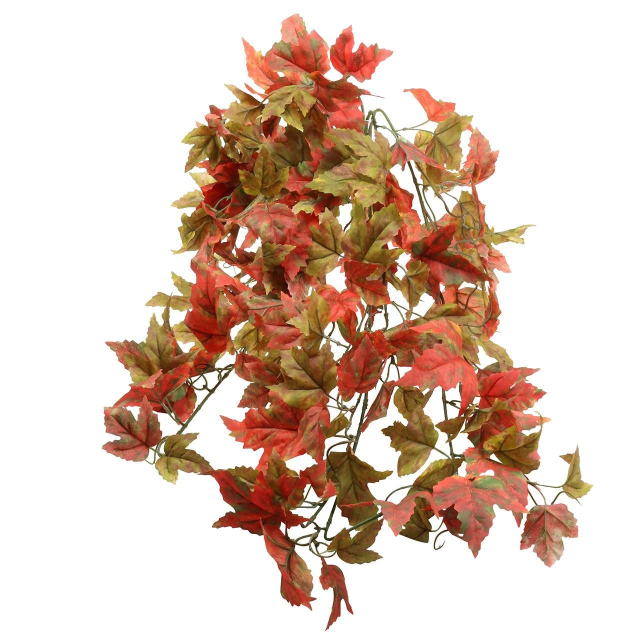 Florists Products Streudeko Ahorn-Dekozweig 100cm in herbstlichen Farben - Künstliche