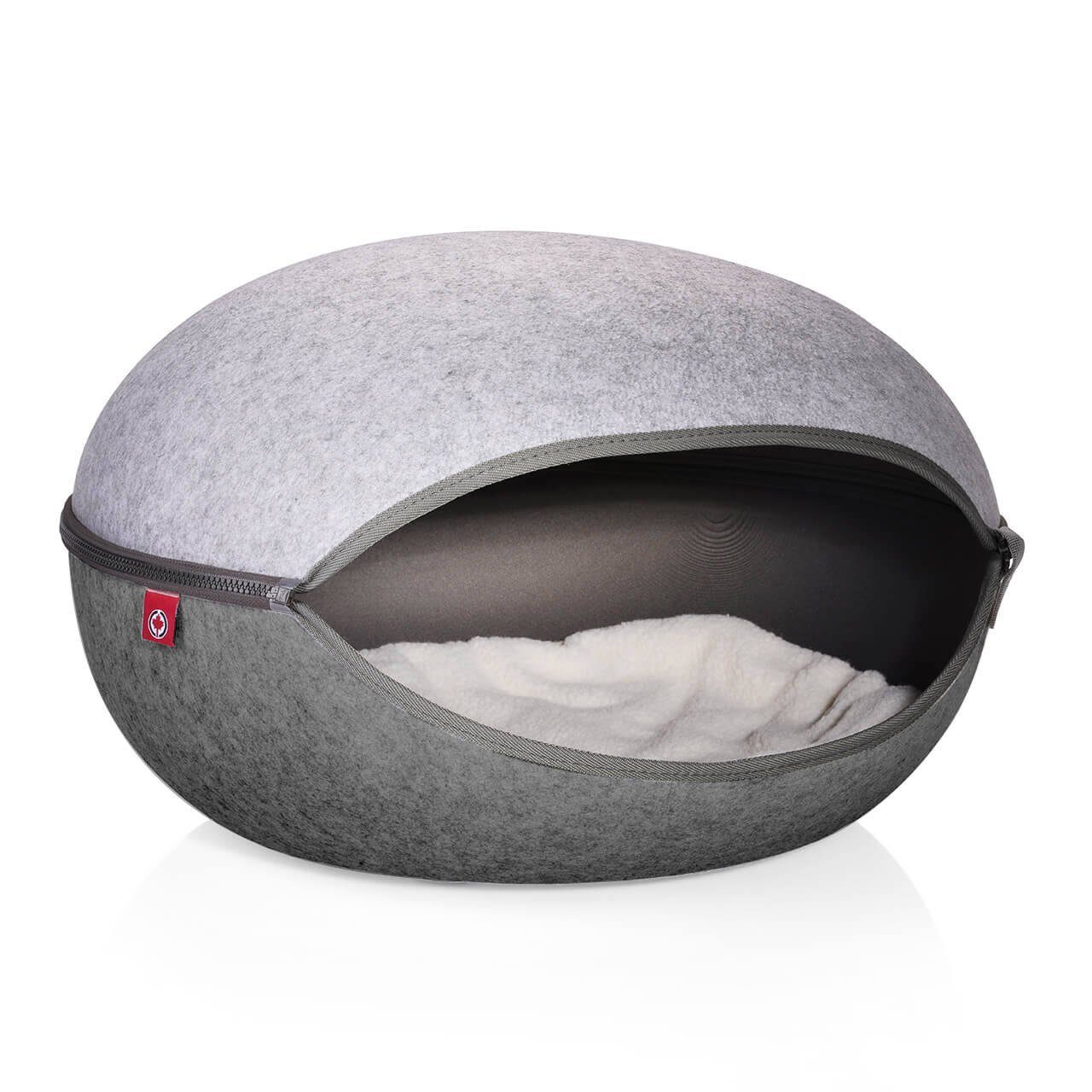 Canadian Cat Company Tierhöhle KATZENNEST - hellgrau-dunkelgrau, Katzenhöhle