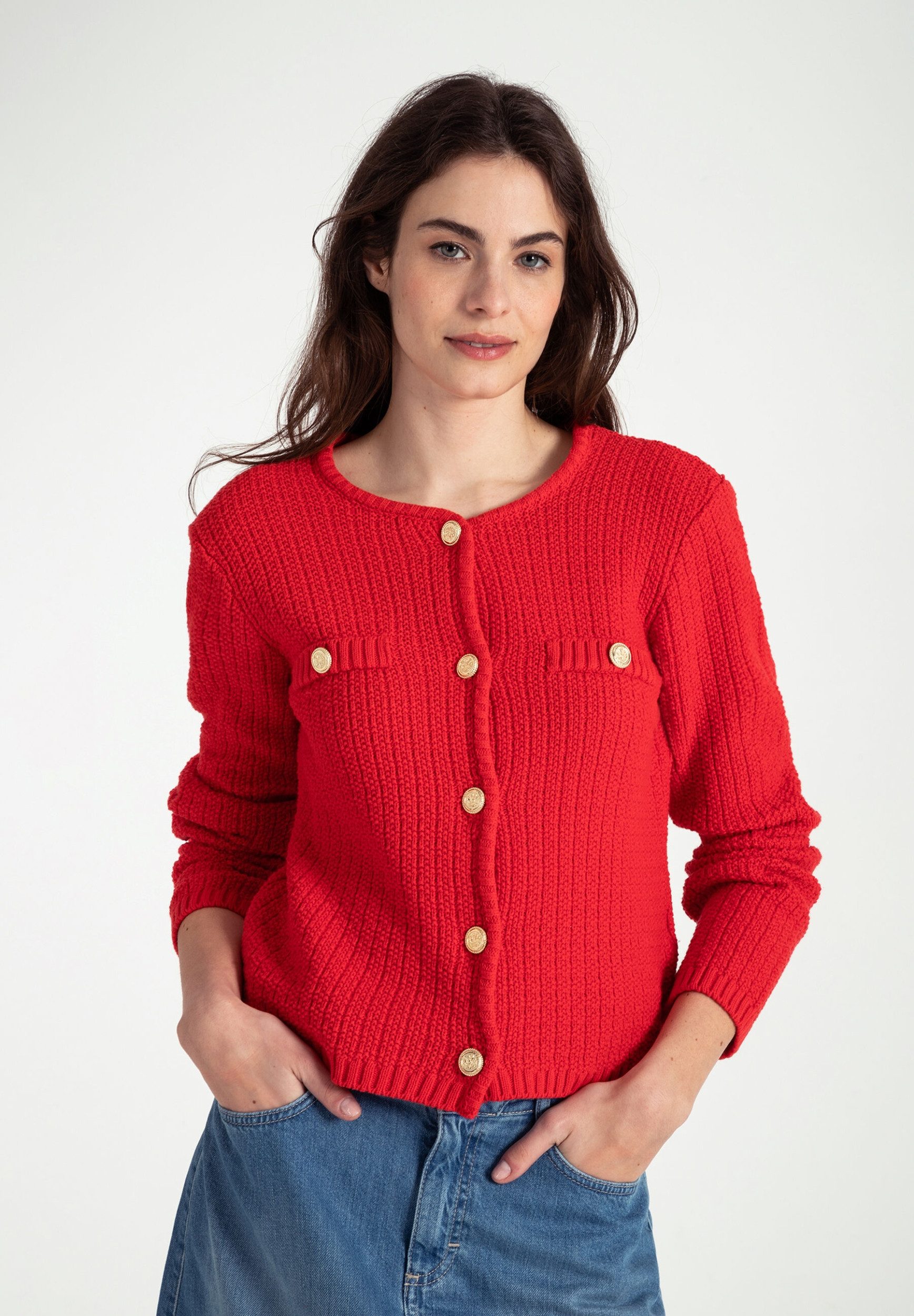 MORE&MORE Strickjacke Cardigan Longsleeve 0536