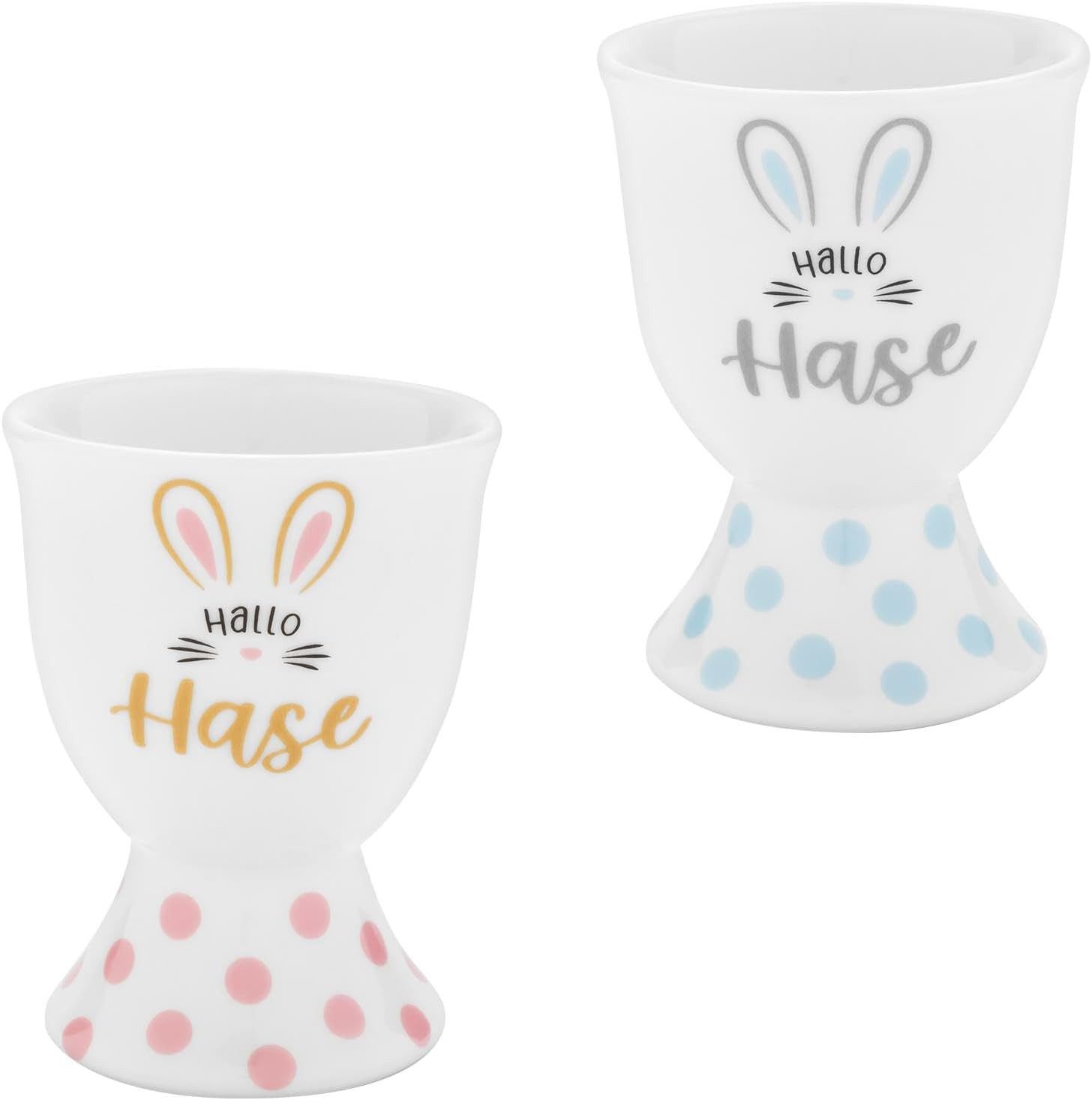 Eierbecher Eierbecher Set Porzellan Geschenk Ostern Sheepworld GRUSS & CO Hallo