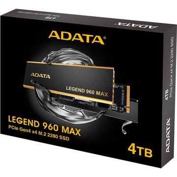 ADATA LEGEND 960 MAX 4 TB SSD-Festplatte (4.000 GB) Steckkarte"