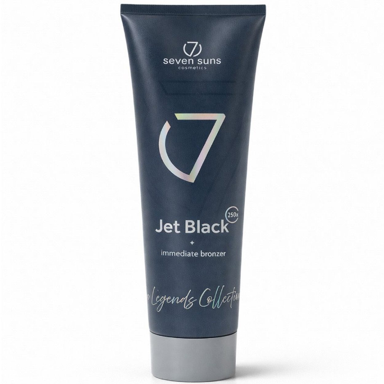 7Suns Selbstbräunungslotion 7suns Jet Black Bronzer Bräunungslotion 250 ml, 1-tlg., Mit Walnussschalenextrakt für sofort sichtbare Bräune