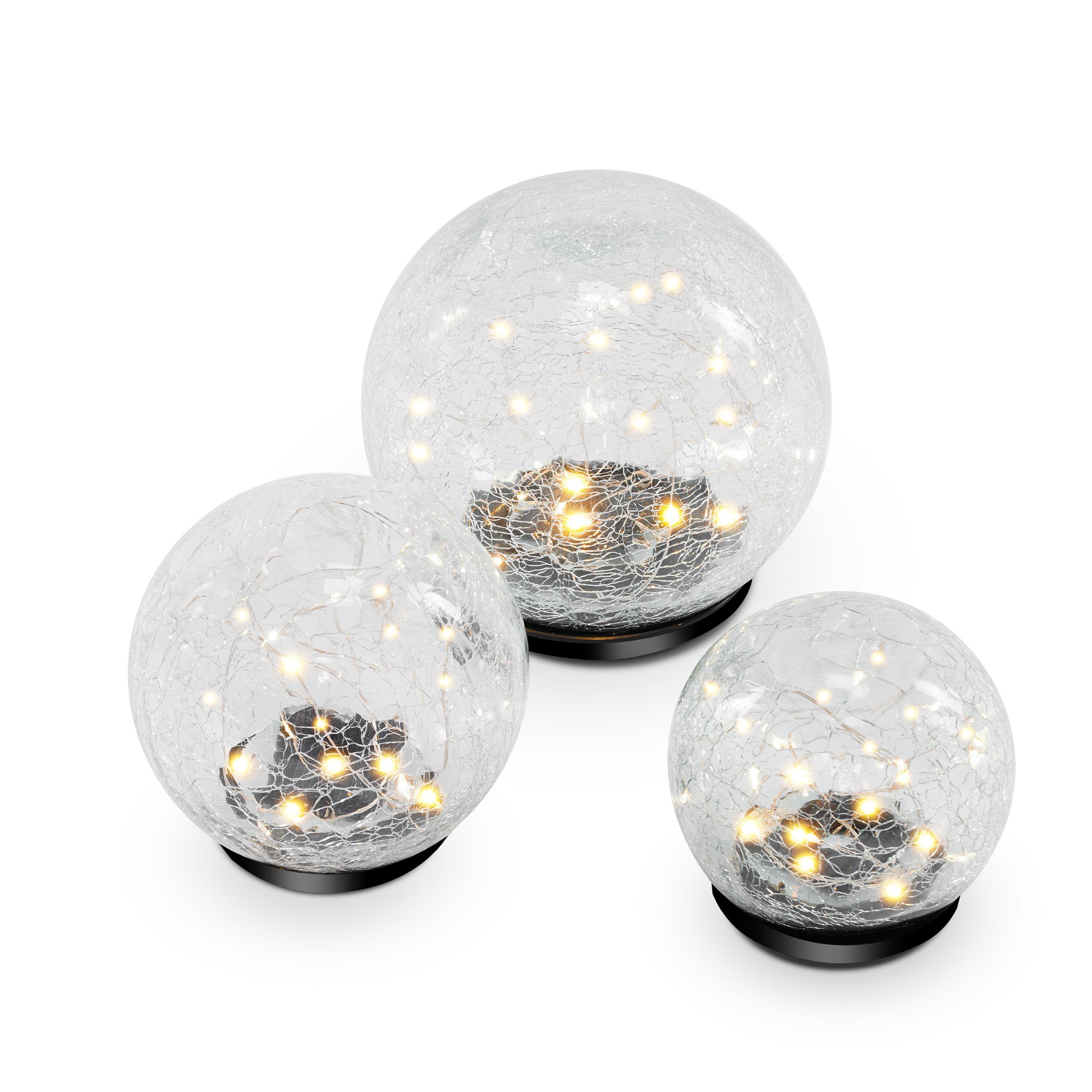 esotec LED Kugelleuchte Echtglas Leuchtkugeln GOLDEN günstig online kaufen