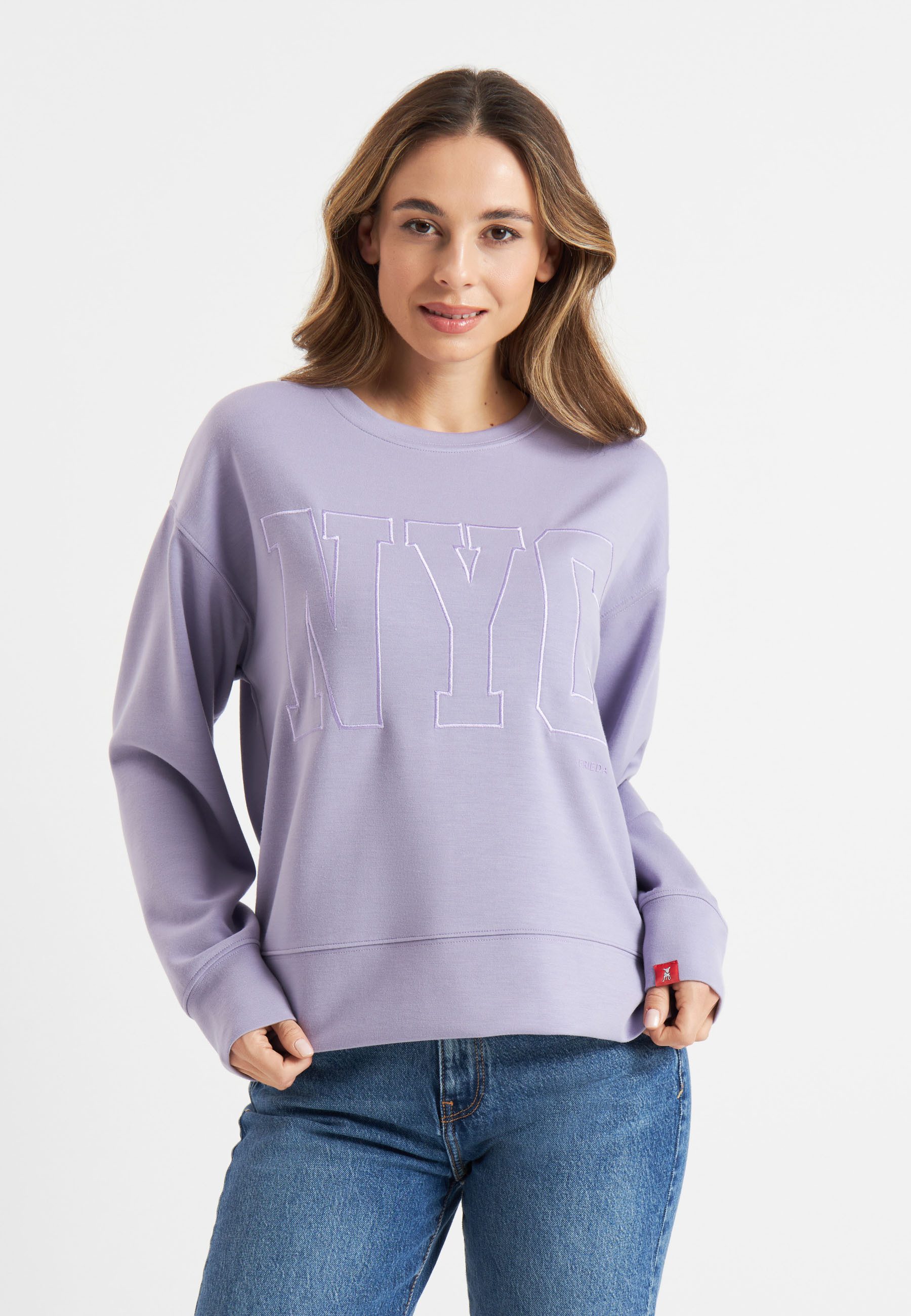 Frieda & Freddies NY Rundhalsshirt Sweat-shirt günstig online kaufen