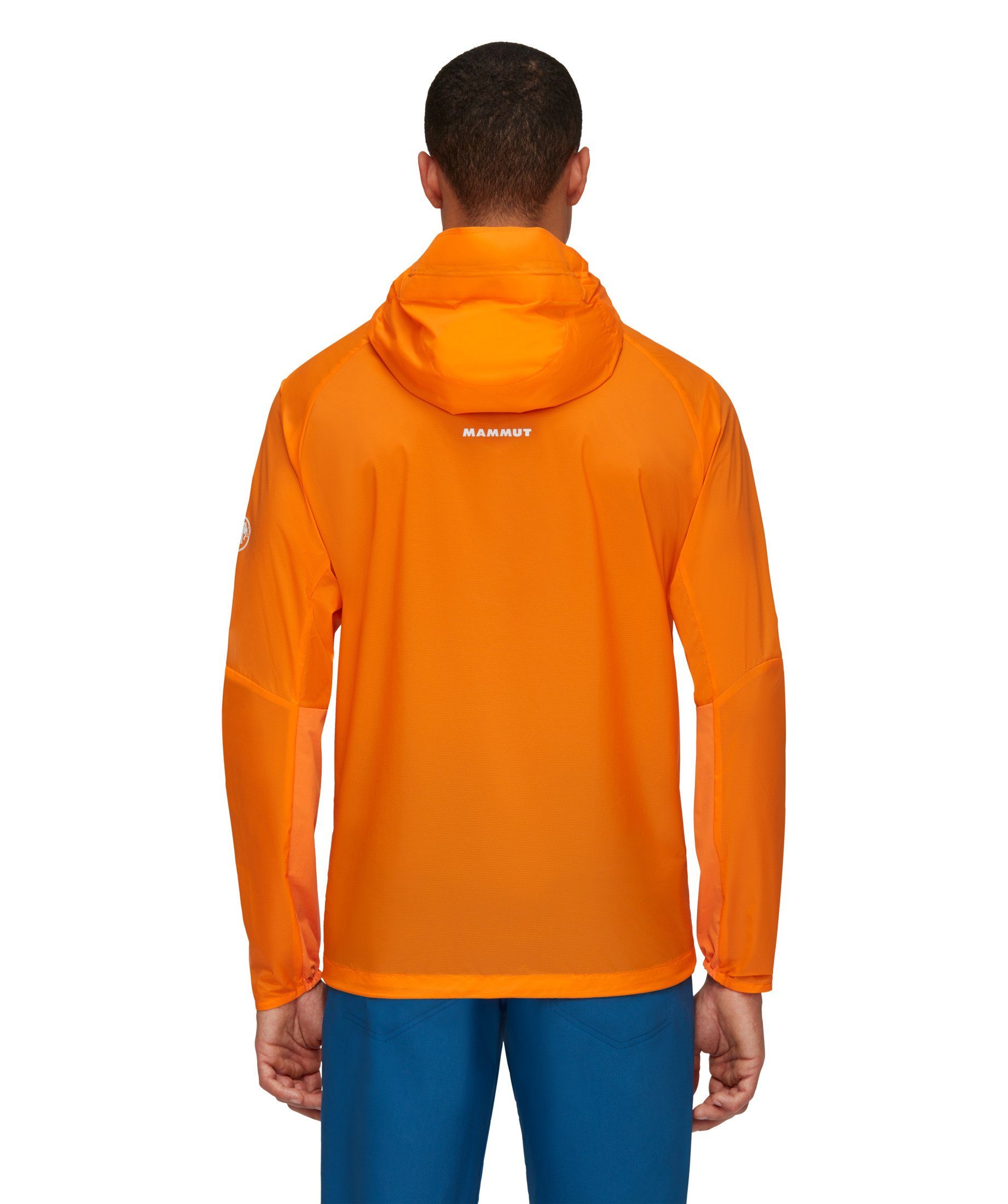 Mammut Men Hooded WB Aenergy dark Jacket tangerine Windbreaker