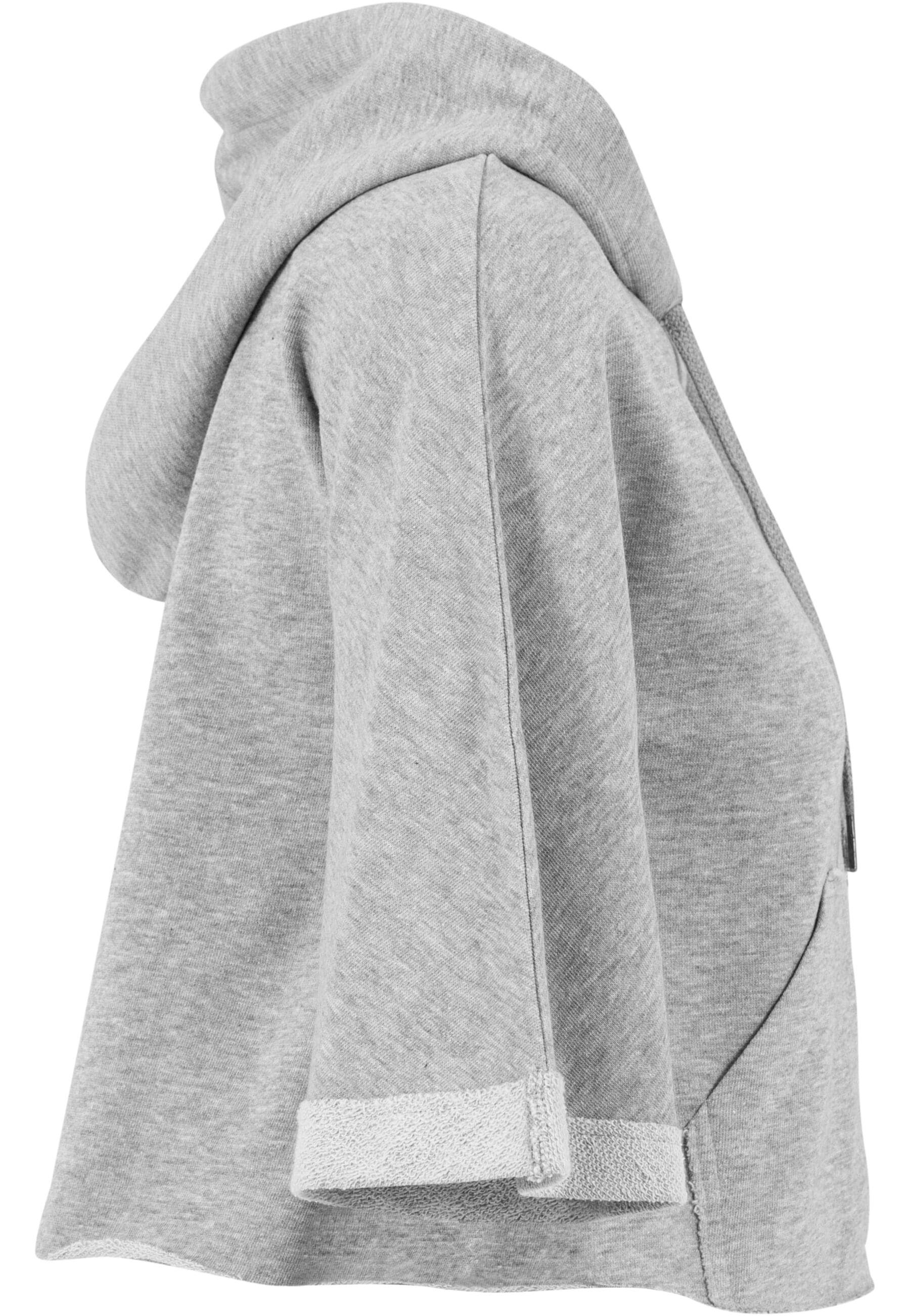 Hooded Ladies Damen Kapuzenpullover Poncho (1-tlg) URBAN Cropped CLASSICS