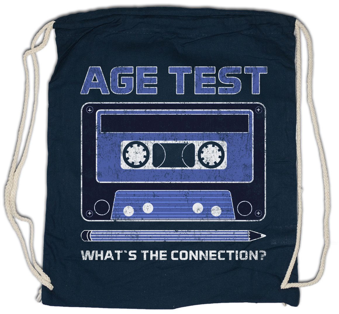 Urban Backwoods Turnbeutel Age Test Turnbeutel MC Cassette Kassette 80s Retro Tape Deck (1-tlg), Kassettenrekorder Vintage 80er DJ