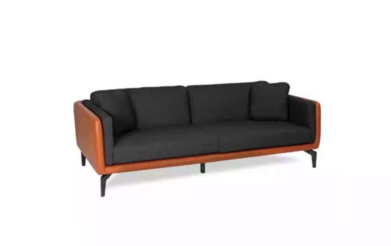 JVmoebel 3-Sitzer Sofa Designer Sofa Couch Polster Sofas 3 Sitzer Couchen Textil Neu, 1 Teile, Made in Europa