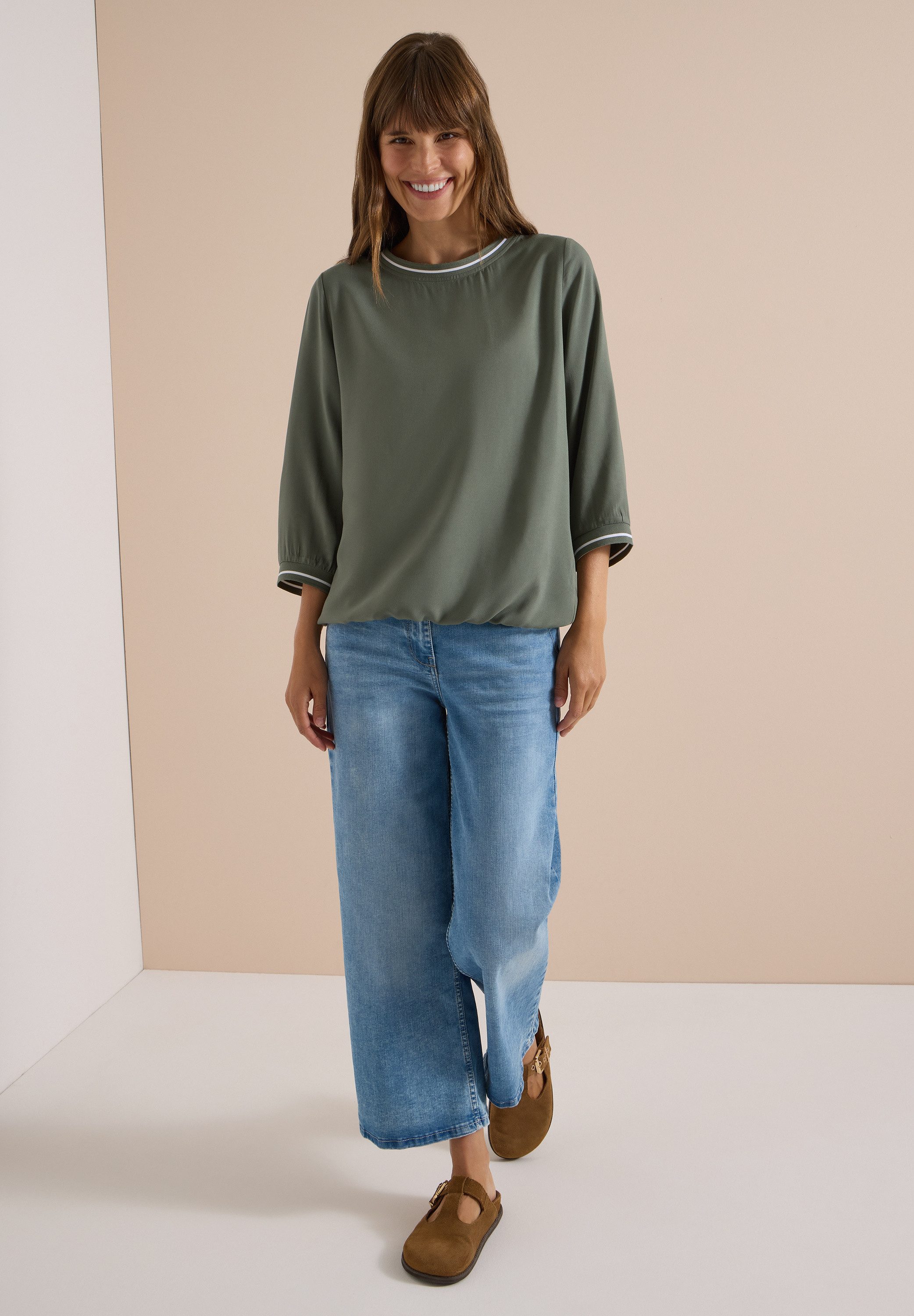 CECIL Shirtbluse aus softer Viskose
