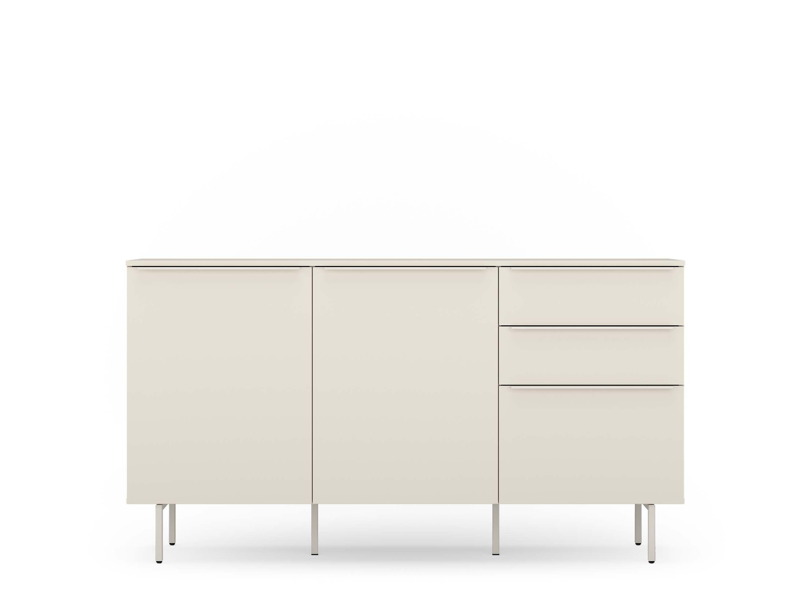 TOM TAILOR HOME Sideboard COLOR PUZZLE Medium Cabinet 07 – 3 Türen, 1 Schublade, Breite 1650 mm – Stauraum mit dem besonderen Farbkick