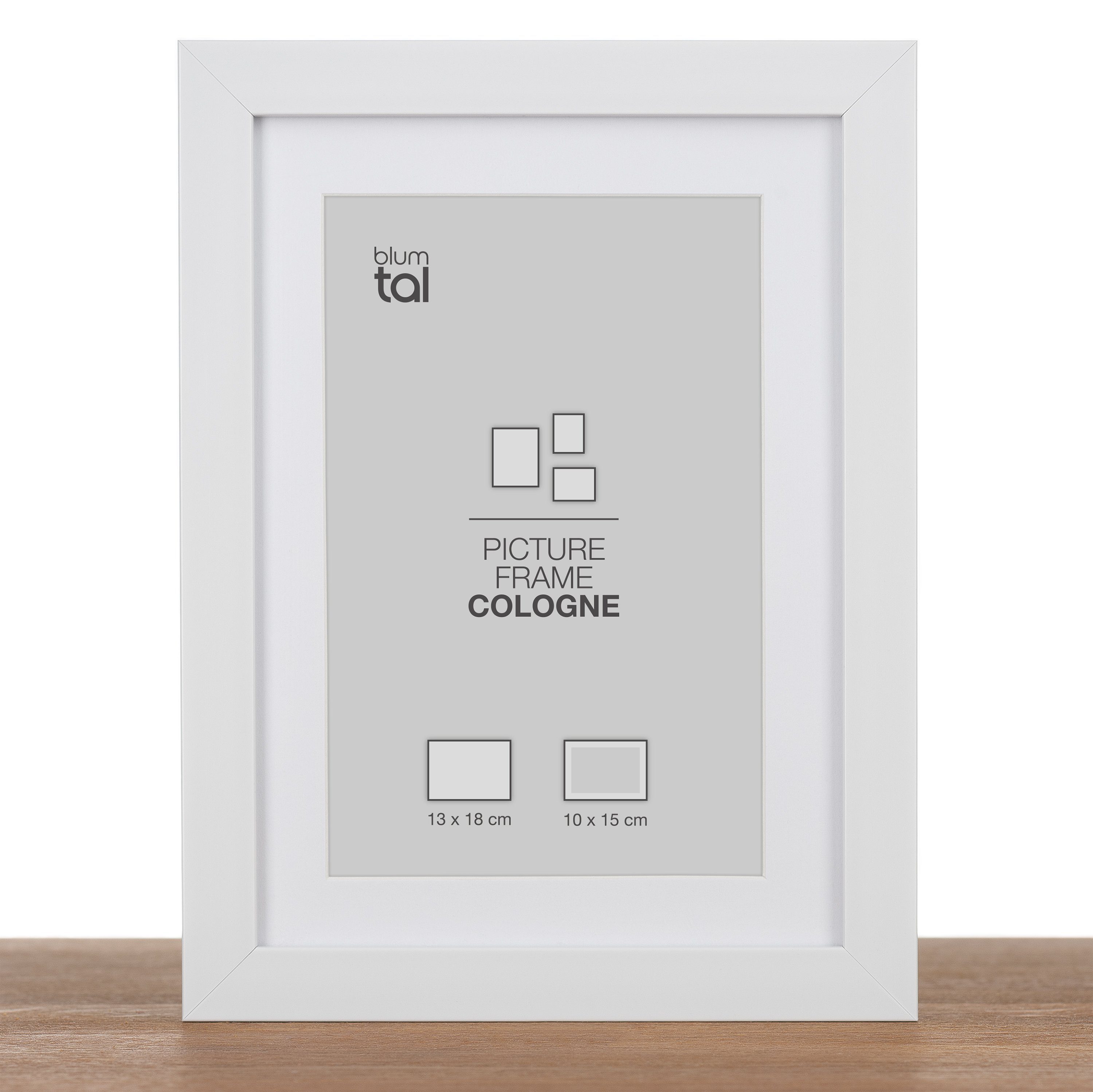 Blumtal Bilderrahmen Bilderrahmen Cologne - Rahmen mit Passpartout, (1 St), in verschiedenen Größen & Farben. Reduzierter Preis € 7,49. Unverbindliche Preisempfehlung € 18,99