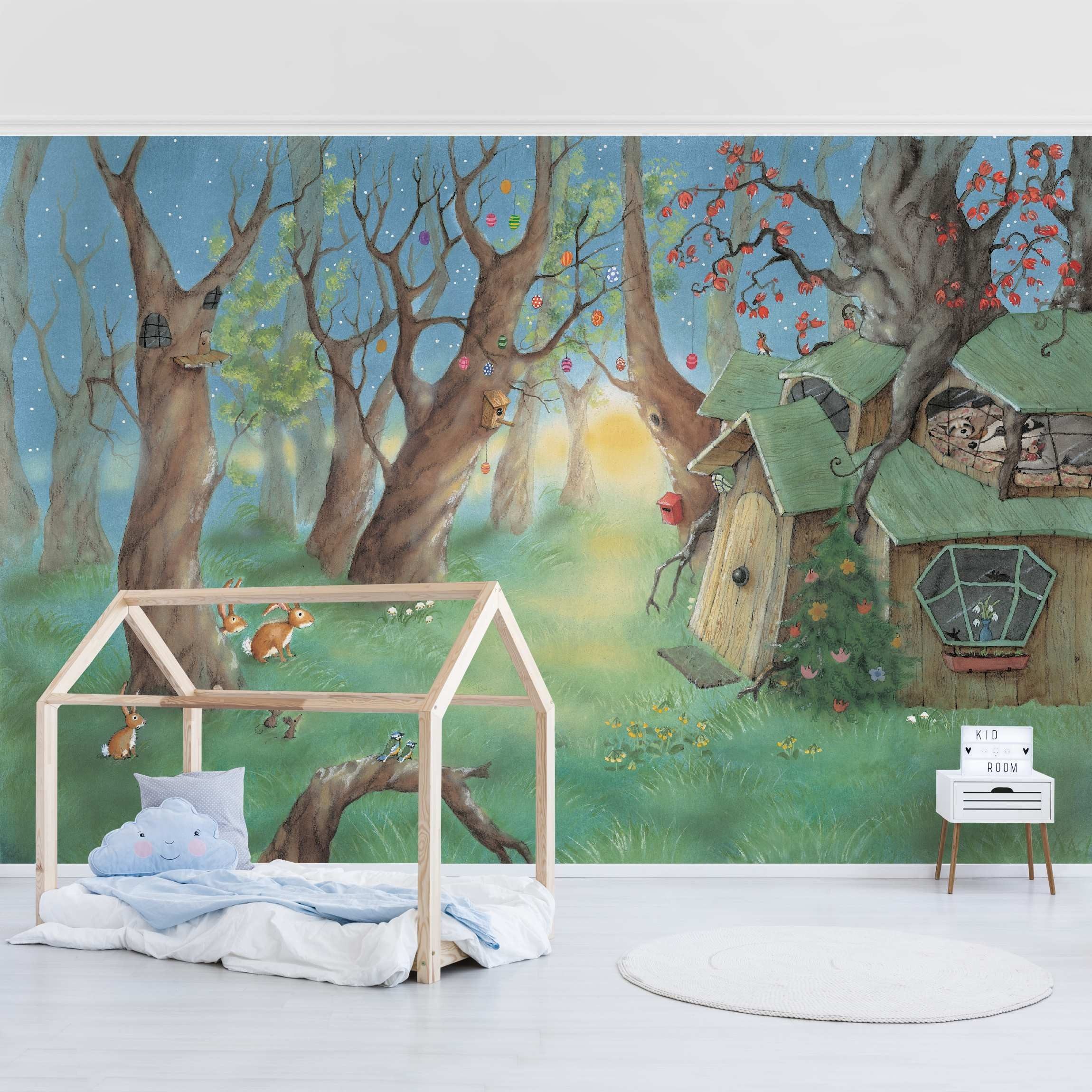 Bilderdepot24 Kindertapete Kinderzimmer Wassili Waschbär Sibelius günstig online kaufen