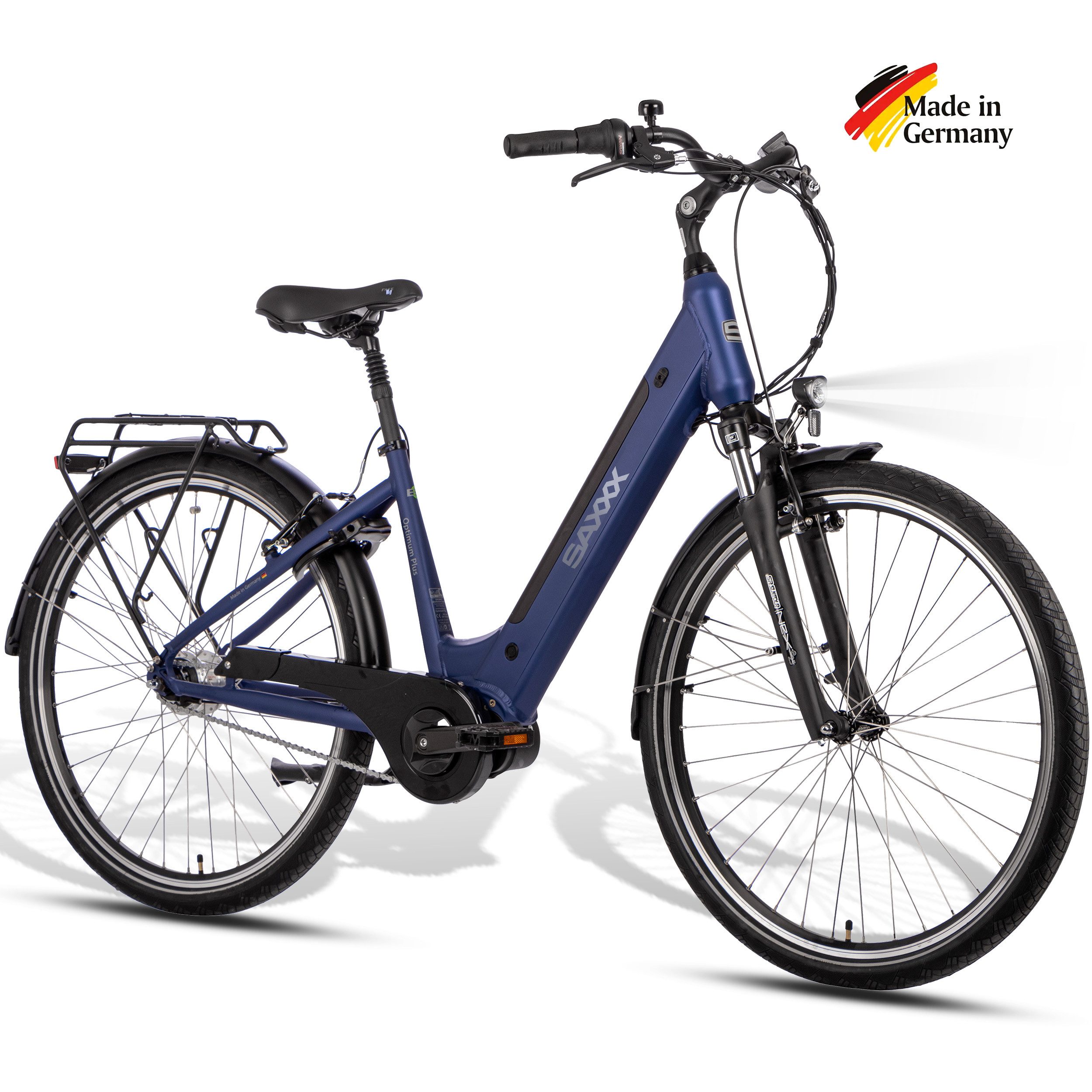 E-Bike Cityrad Damen&Herren 28'' Optimum Plus Wave Cityrad, 80-100km
