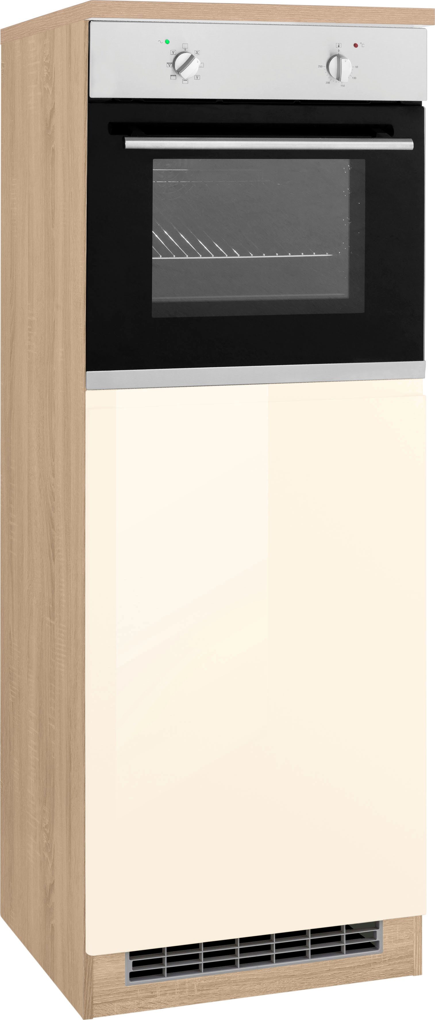 KOCHSTATION Backofenumbauschrank KS-Virginia 165 cm hoch, 60 cm breit, Nische für Ofen B/H/T: 56/59/55 cm, 1 Tür