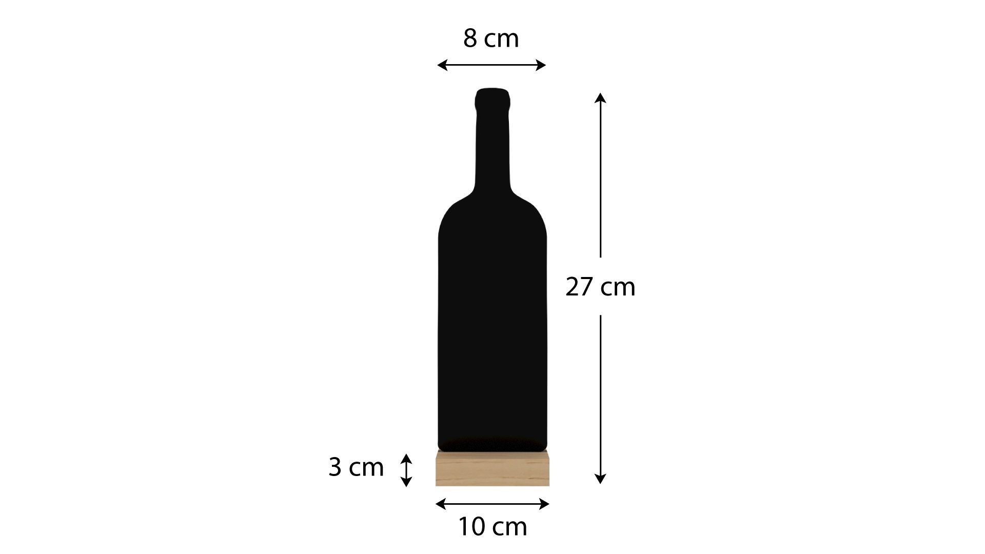 Tafeln doppelseitige Mini Kreide Memoboard Wein Tischaufsteller ALLboards Kleine