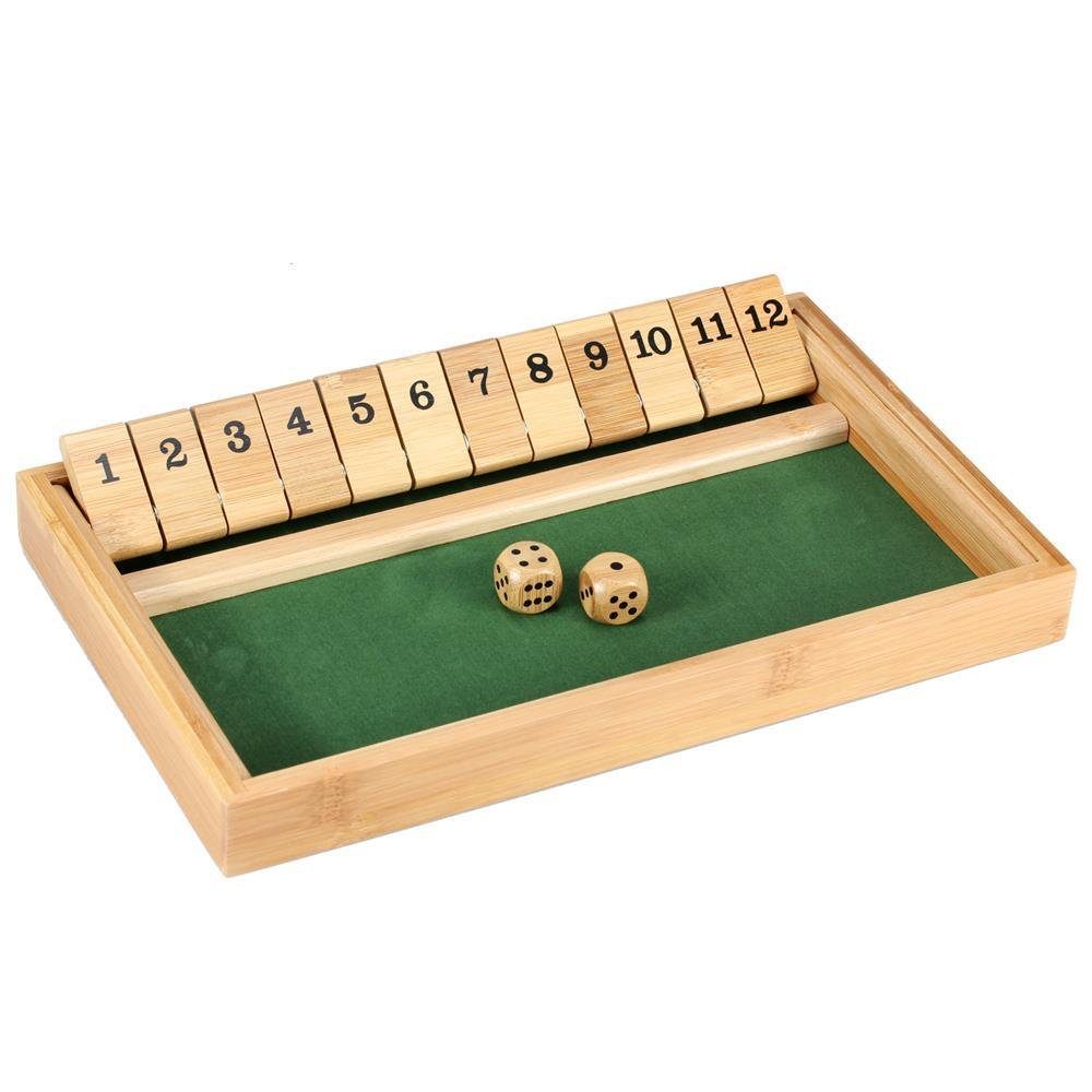 Spiel Shut the Box aus Bambus - 12er 3271