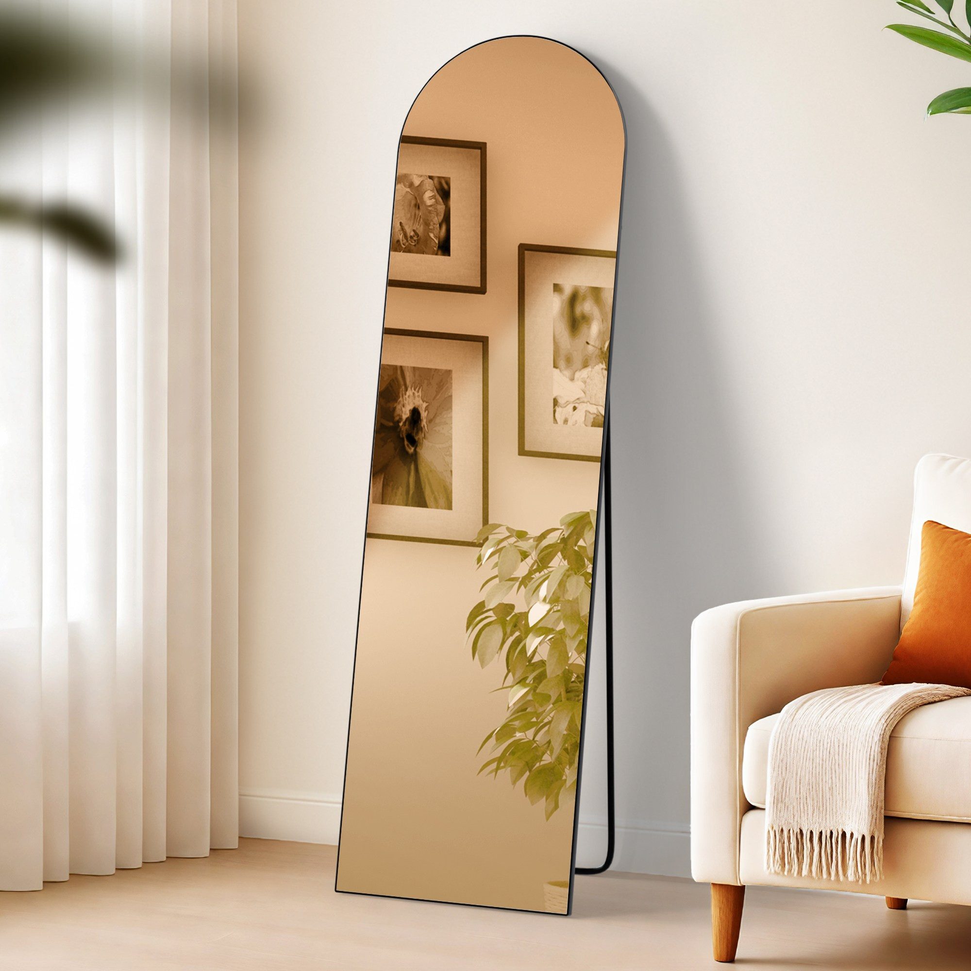 CLP Standspiegel Moline, Standspiegel und Wandspiegel in einem, Metallrahme günstig online kaufen