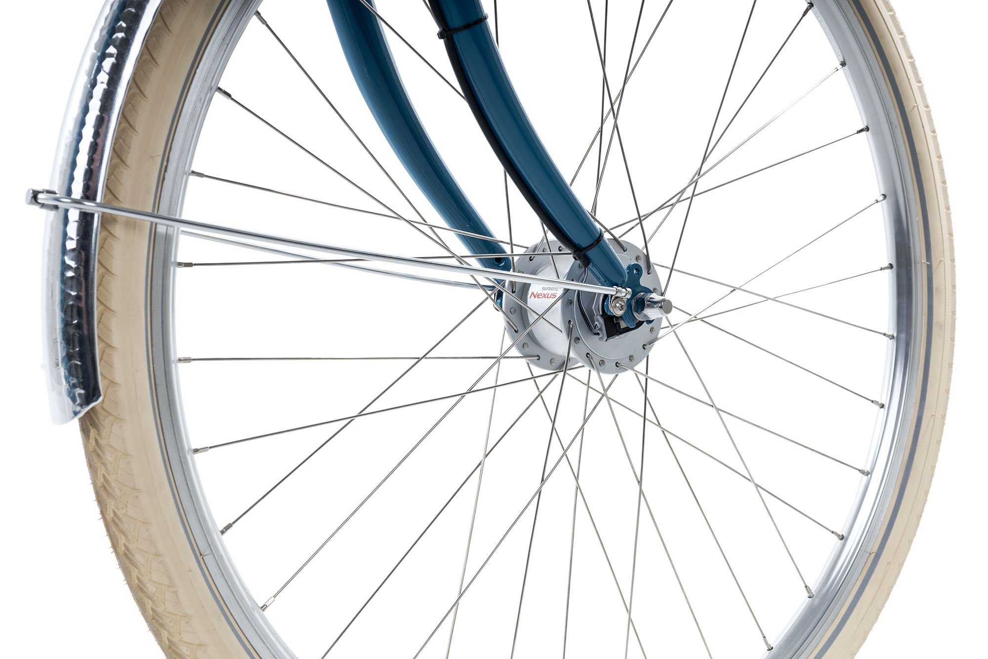 Adler Cityrad Adler Klassik, 7 Gang Shimano Nexus 7 SG-C3001-7C Rücktritt Schaltwerk, Nabenschaltung Rücktritt, Damenrad 28 Zoll blau