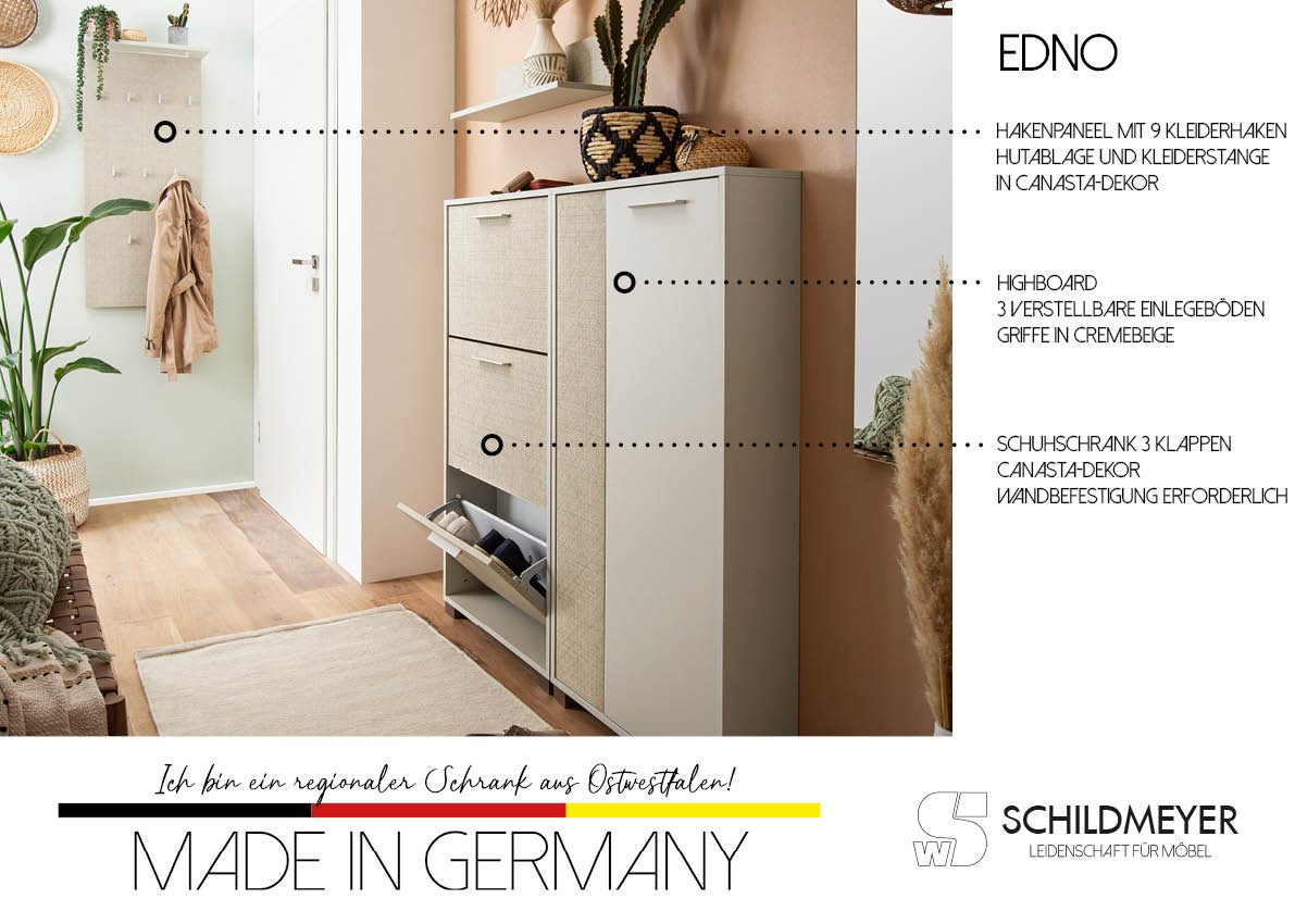 Schildmeyer Spiegel Edno Spiegel, Höhe 110 cm (1-St)