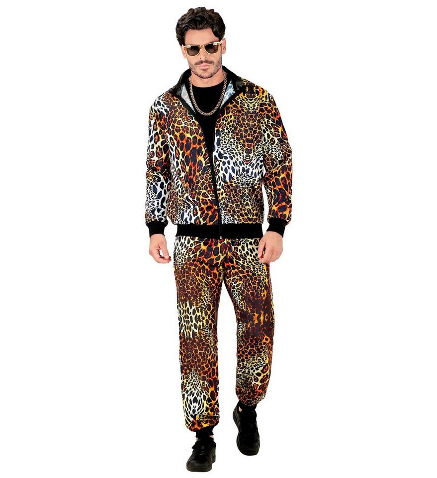 Widmann S.r.l. Kostüm Party Trainingsanzug 'Leopard' für Erwachsene, Or
