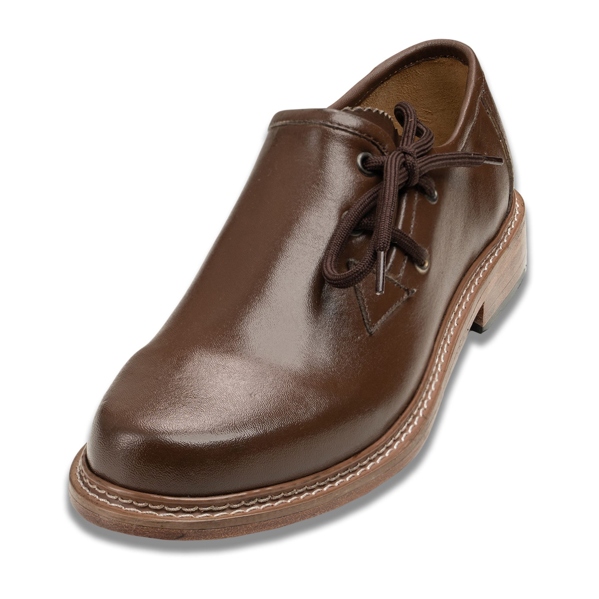 German Wear GW1800-Tanz Haferlschuh Haferlschuhe mit Ledersohle Trachtenschuhe Schuhplattler Tanz schuhe