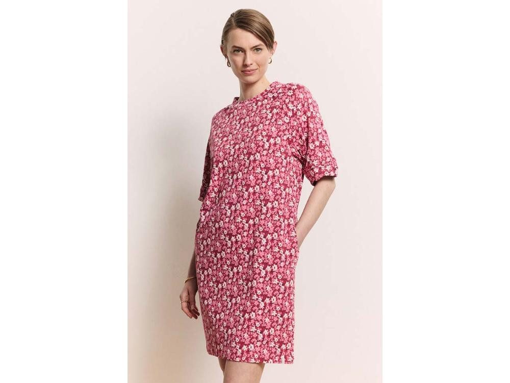 Tranquillo Jerseykleid tranquillo Bio-Damen-Minikleid 'Ninaa' mit Eingrif