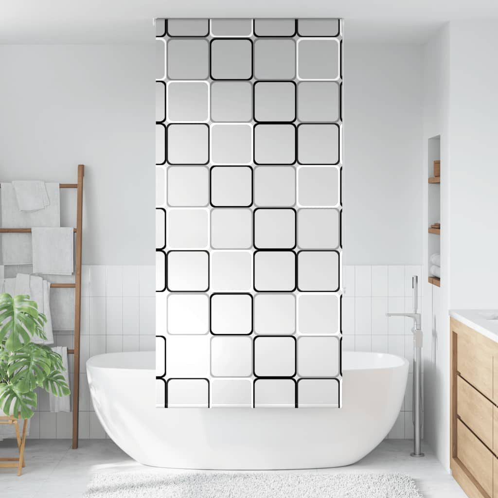 vidaXL Duschrollo, Duschrollo 110x240 cm Stoffbreite günstig online kaufen