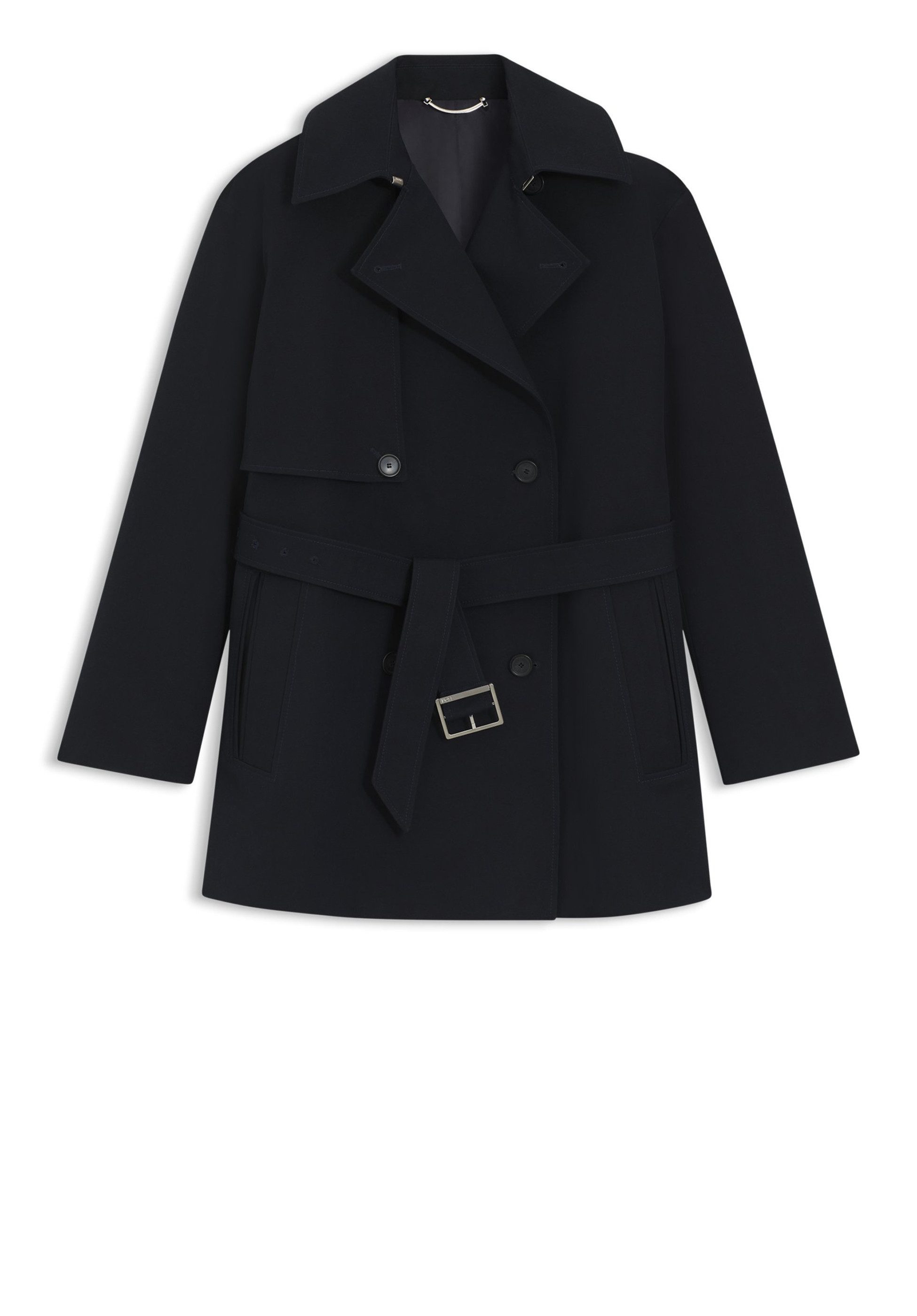 BOSS Trenchcoat Cromas mit Gürtel (1-tlg)