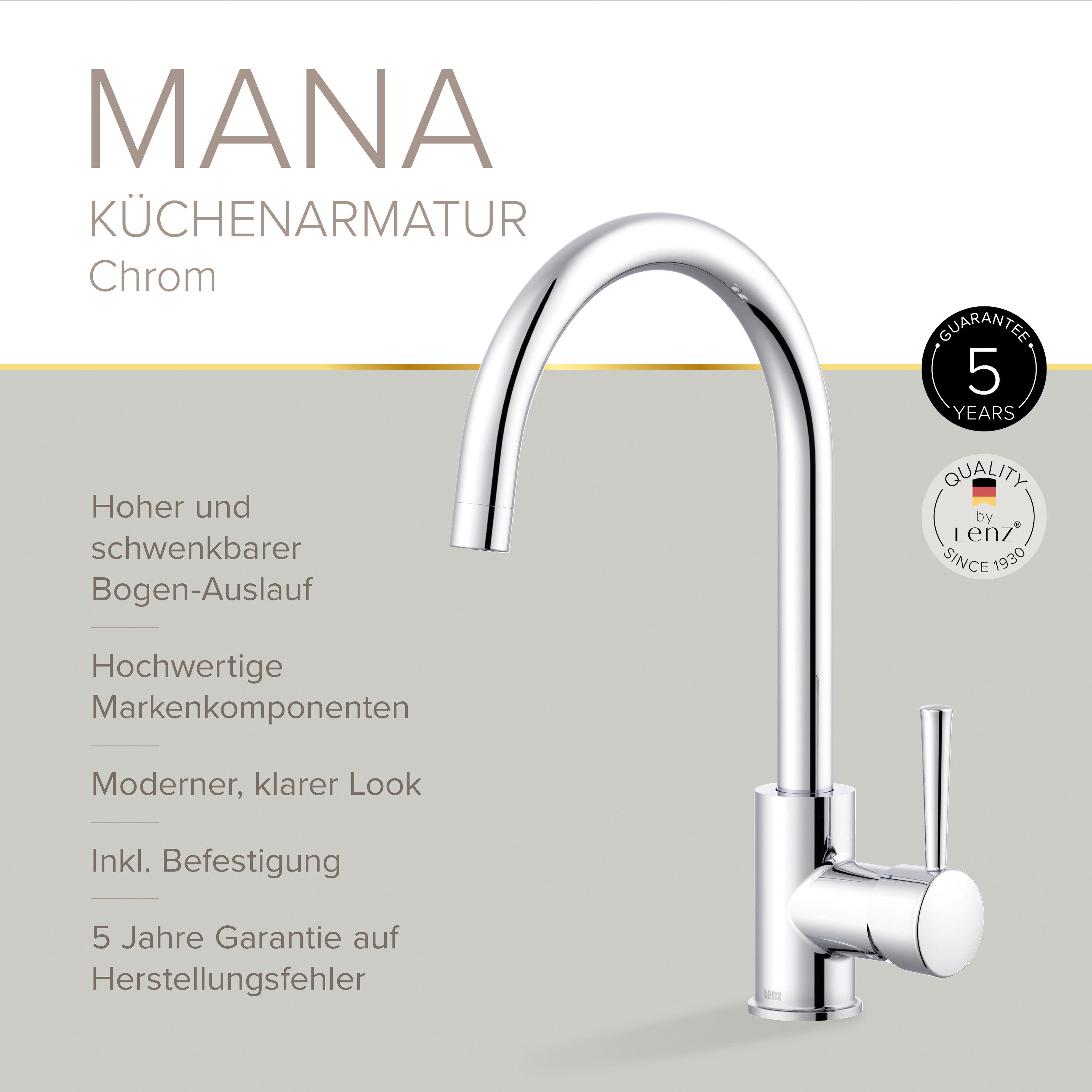 Lenz Küchenarmatur MANA
