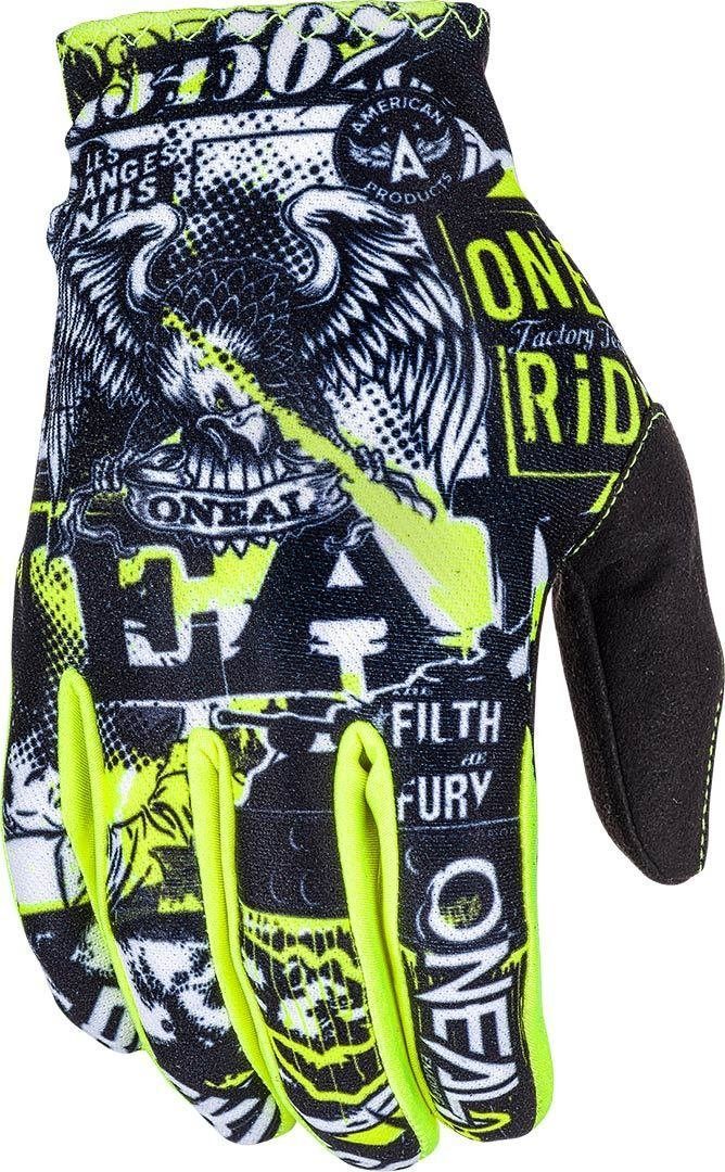 Handschuhe O’NEAL Motocross Attack Motorradhandschuhe Matrix 2
