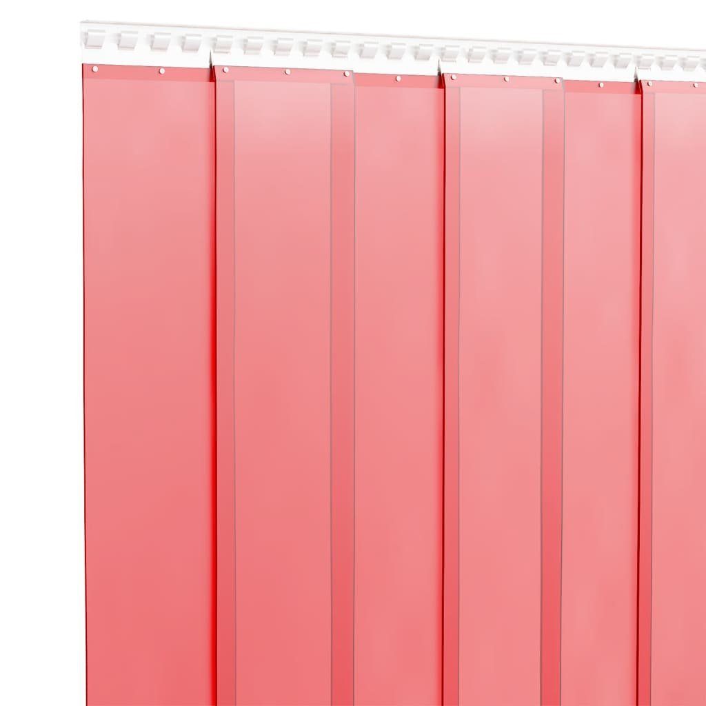Vorhang Türvorhang Rot 300x2,6 mm (1 St) m furnicato, 10 PVC